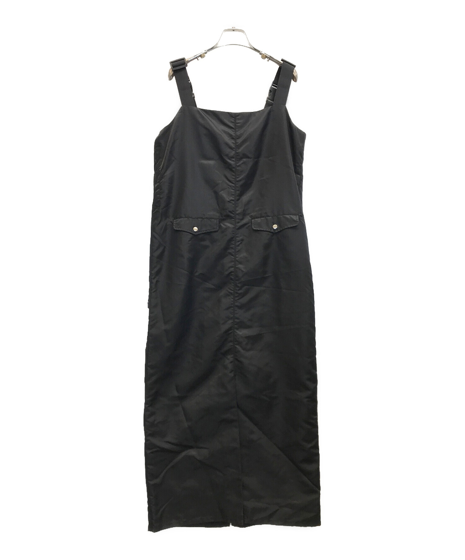 中古・古着通販】Ameri (アメリ) MILITARY WORK I LINE DRESS ブラック ...