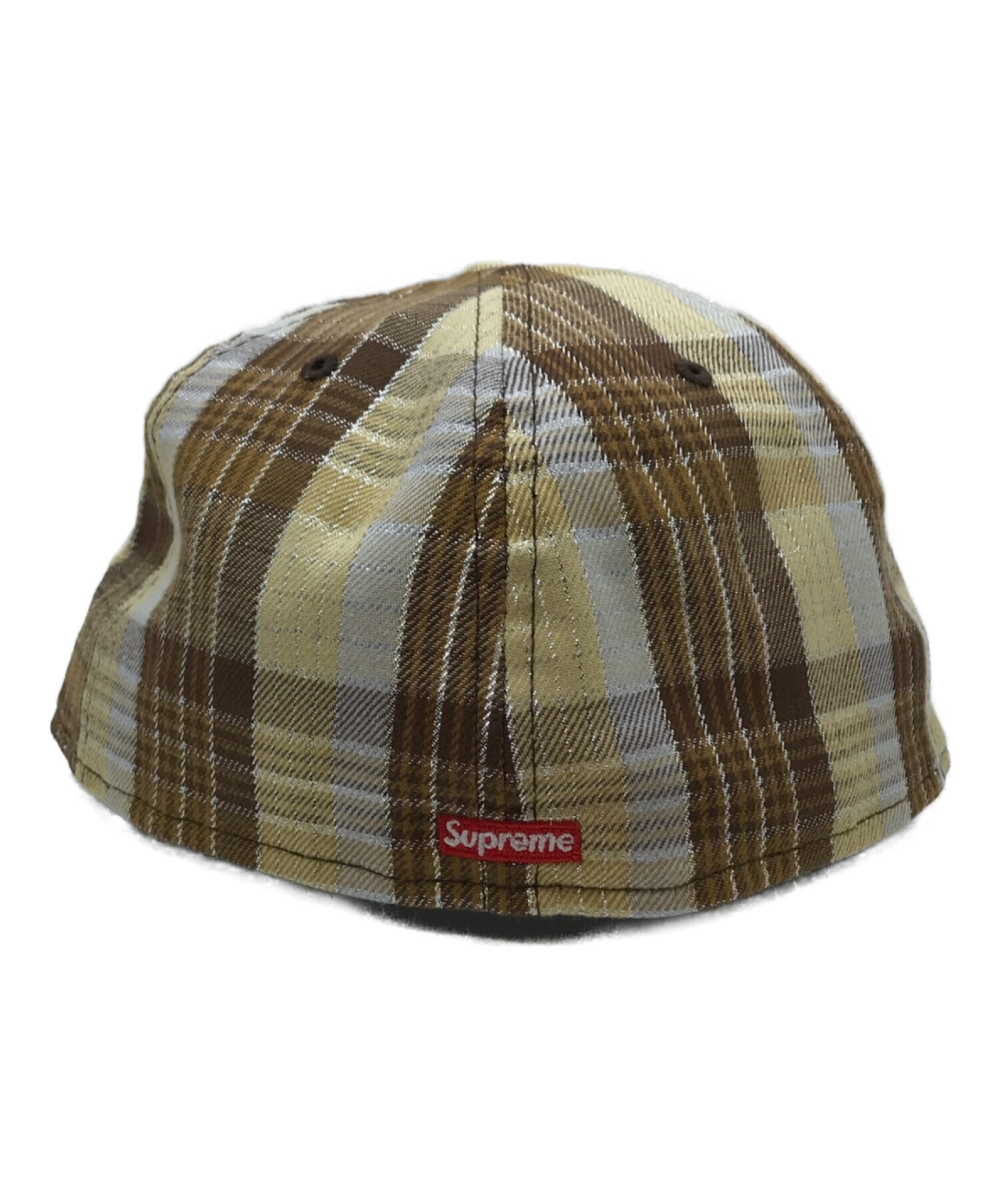 中古・古着通販】SUPREME (シュプリーム) New Era (ニューエラ) 23SS Metallic Plaid S Logo New Era  ブラウン サイズ:7 1/2 未使用品｜ブランド・古着通販 トレファク公式【TREFAC FASHION】スマホサイト