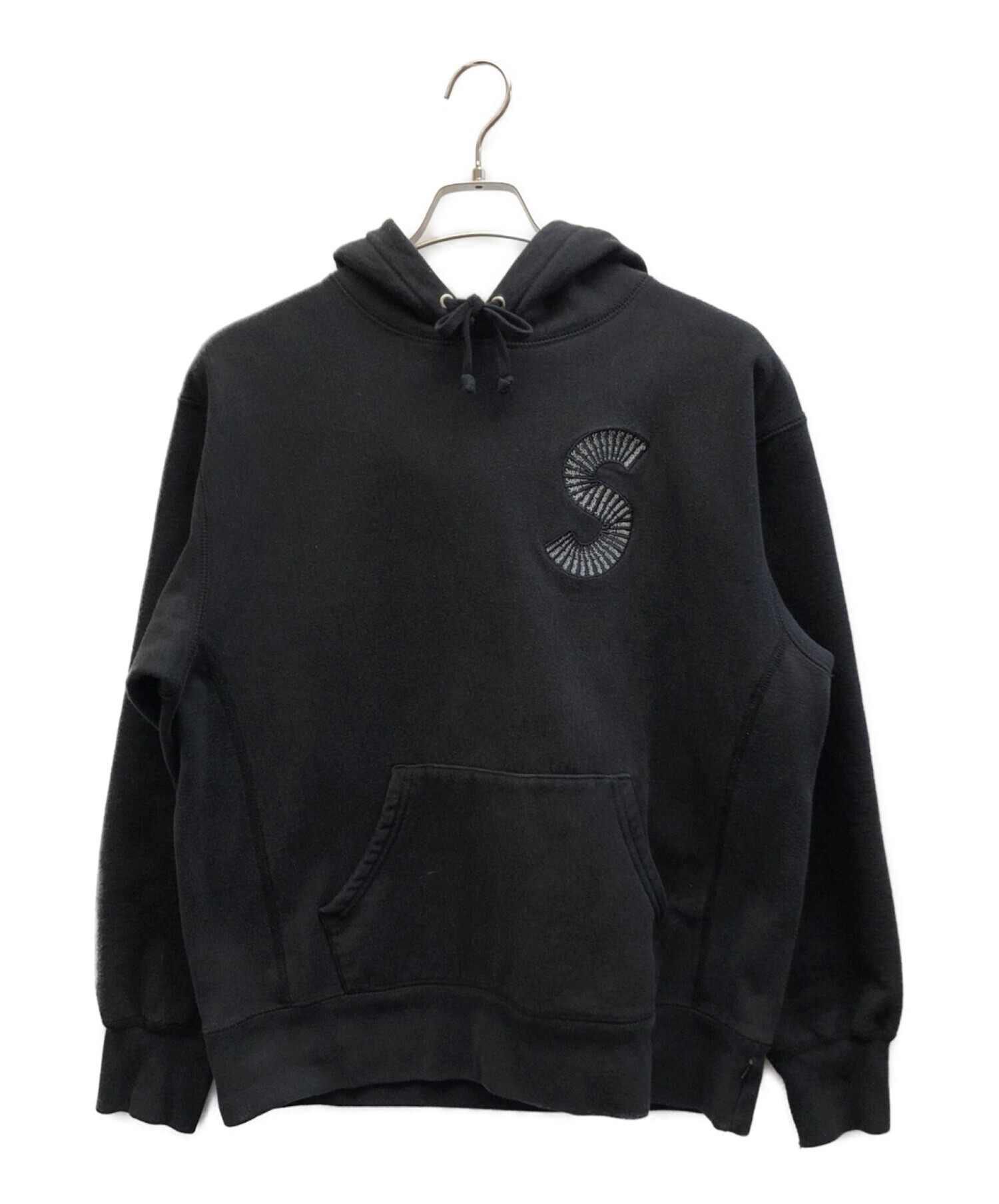 SUPREME (シュプリーム) 20AW S Logo Hooded Sweatshirt　Sロゴフーデッドスウェットシャツ ブラック サイズ:S