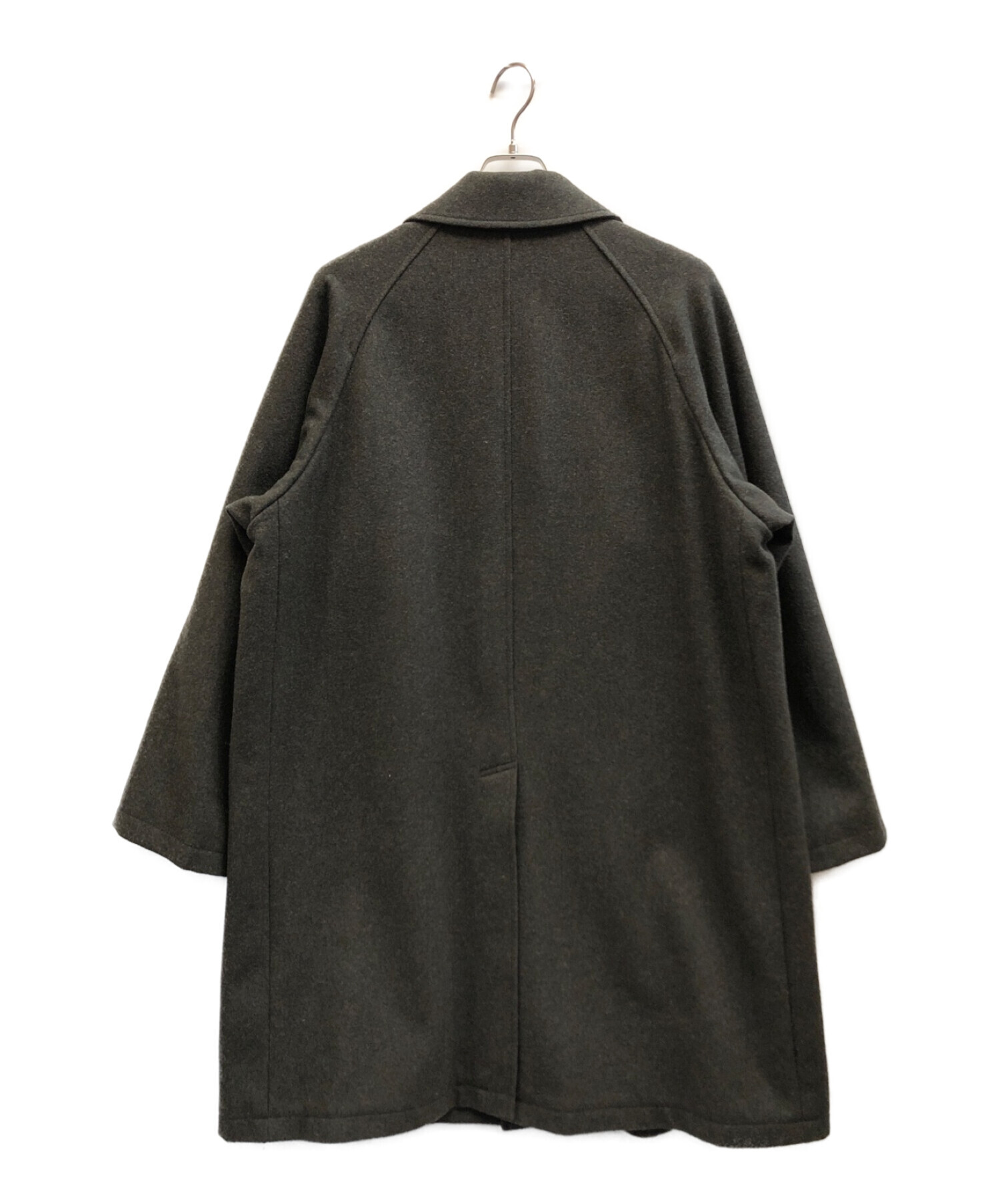 STEVEN ALAN (スティーブンアラン) MELTON BALMACAAN COAT　バルマカーンコート グリーン サイズ:L