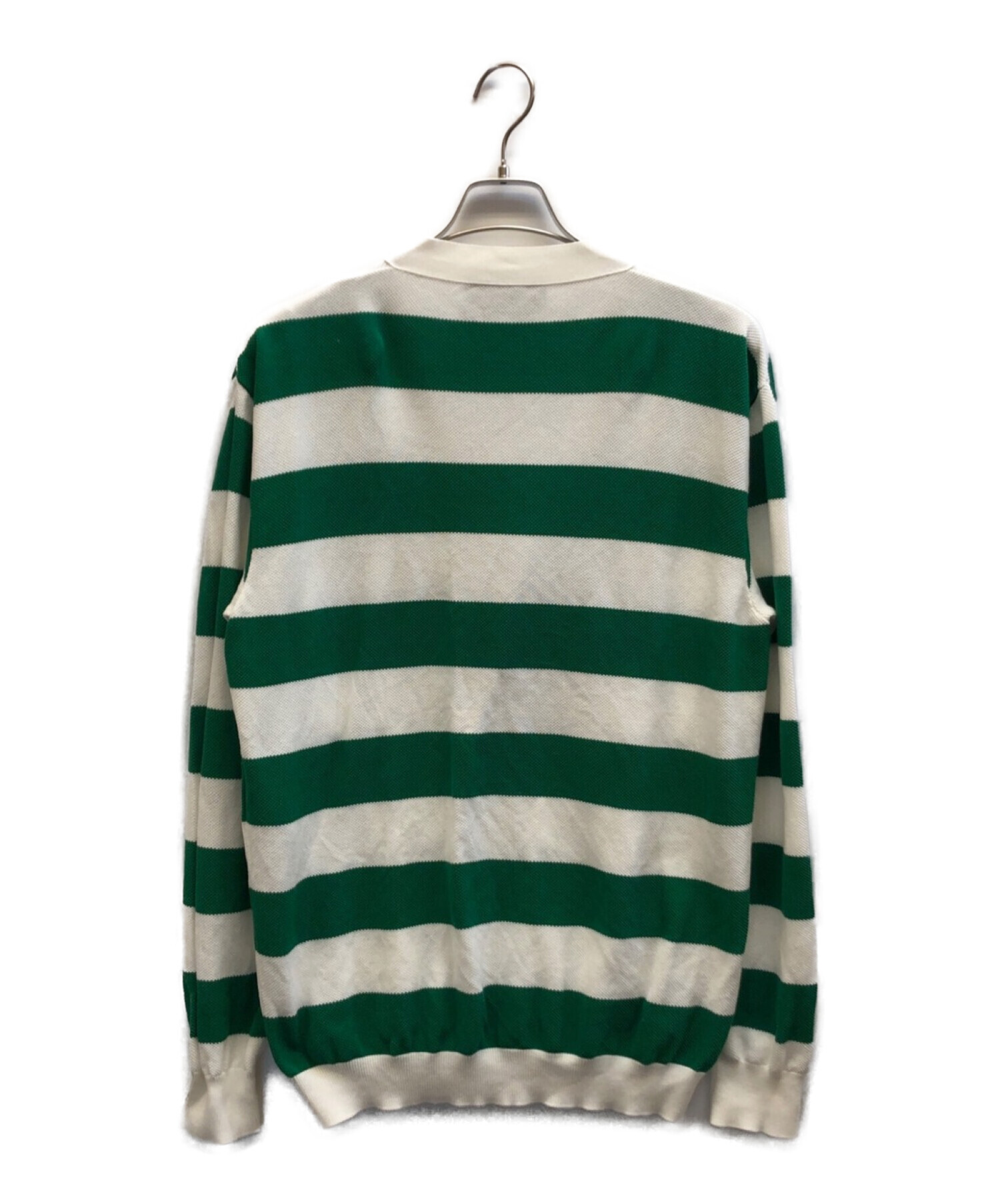 中古・古着通販】GUCCI (グッチ) Striped cotton V-neck cardigan