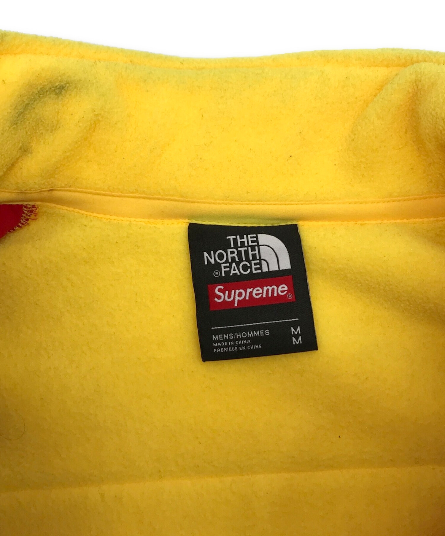 SUPREME (シュプリーム) THE NORTH FACE (ザ ノース フェイス) 17SS TRANS ANTARCTICA  EXPEDITION FLEECE JACKET イエロー サイズ:M