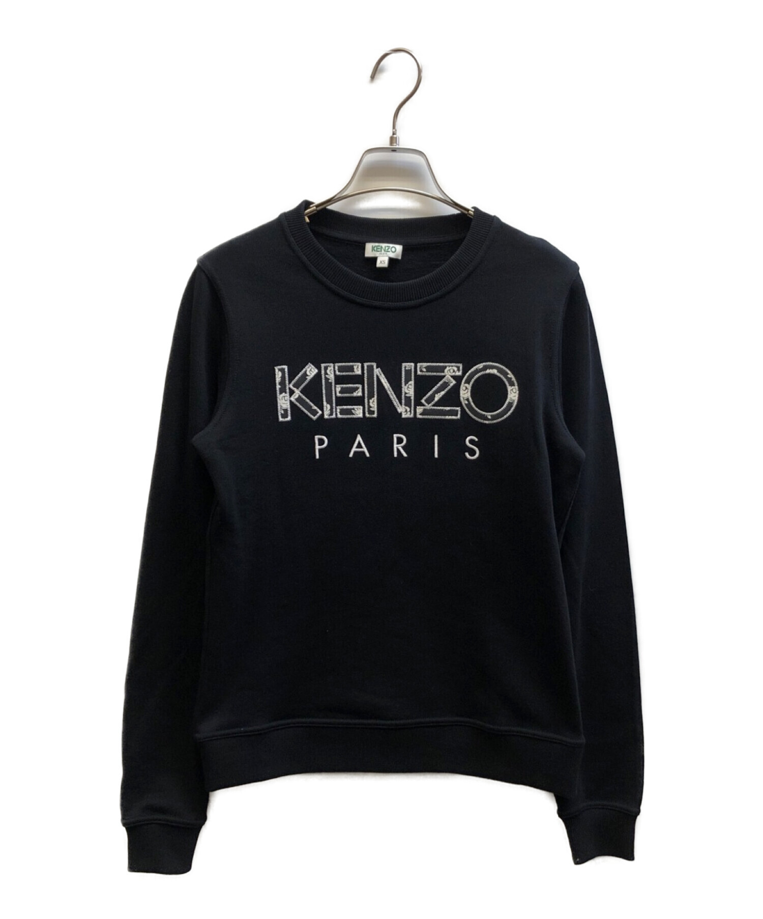 KENZO (ケンゾー) ロゴスウェット ブラック サイズ:XS