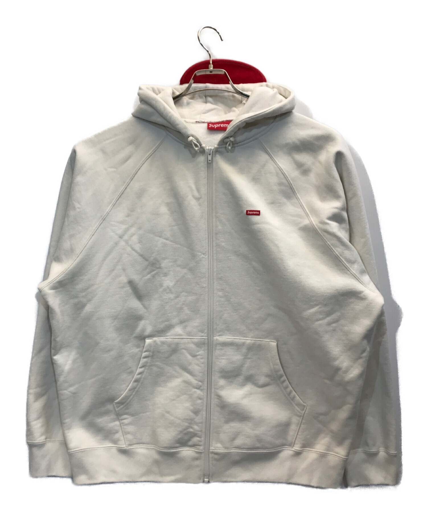 SUPREME (シュプリーム) Brim Zip Up Hooded Sweatshirt ホワイト サイズ:XL