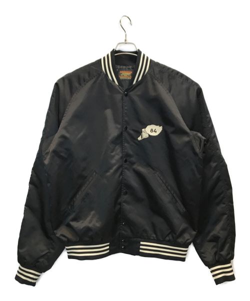 【中古・古着通販】skookum (スクーカム) MONKEY TIME (モンキータイム) NYLON SATIN VARSITY JACKET  ブラック サイズ:XL｜ブランド・古着通販 トレファク公式【TREFAC FASHION】スマホサイト