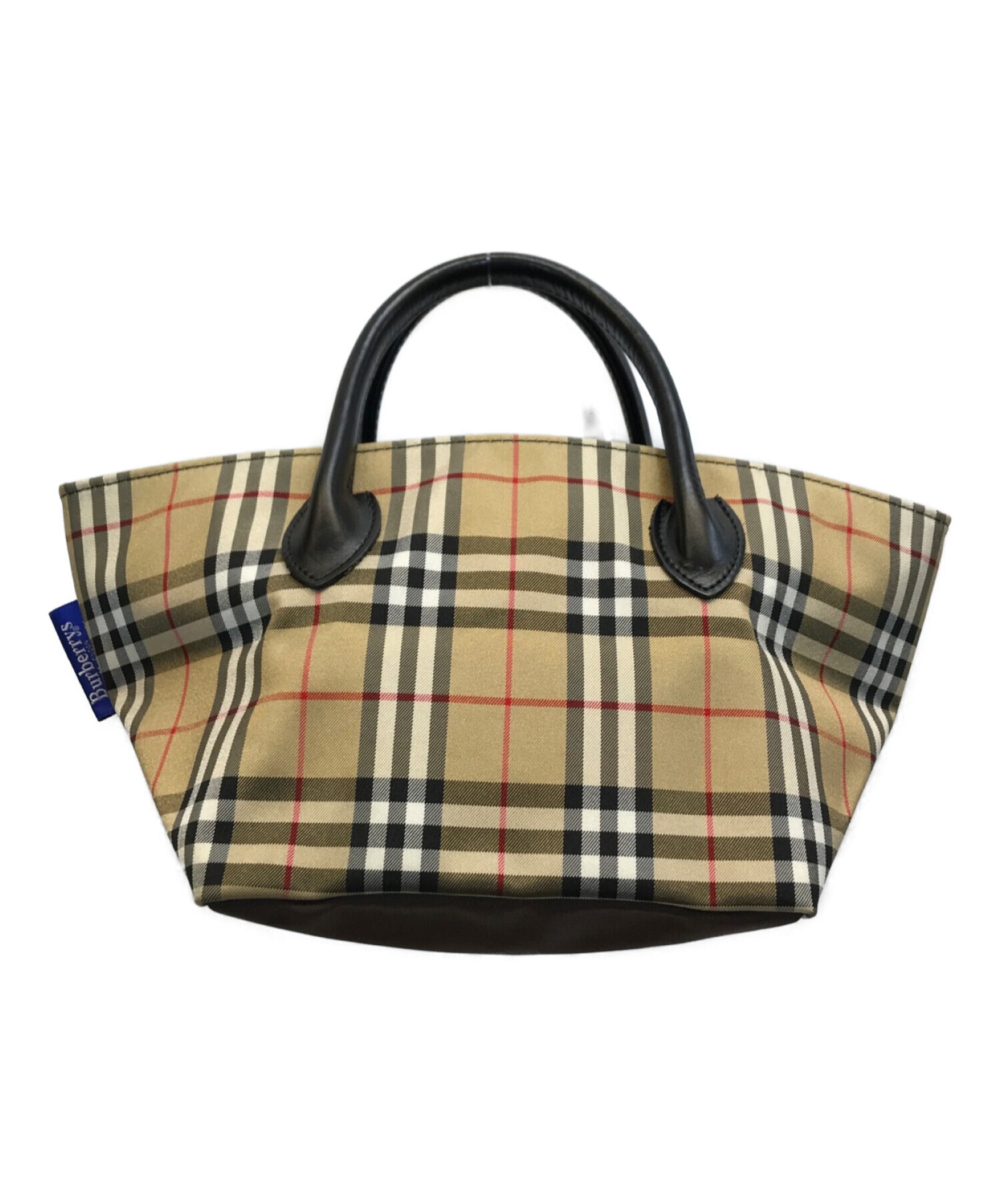 中古・古着通販】Burberry's of london blue label (バーバリーロンドンブルーレーベル) ノバチェックハンドバッグ  ベージュ｜ブランド・古着通販 トレファク公式【TREFAC FASHION】スマホサイト