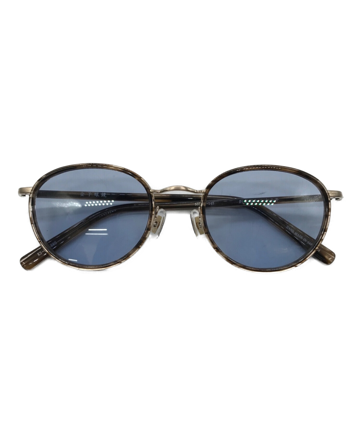 金子眼鏡 (カネコメガネ) サングラス ブラック サイズ:50□21-145