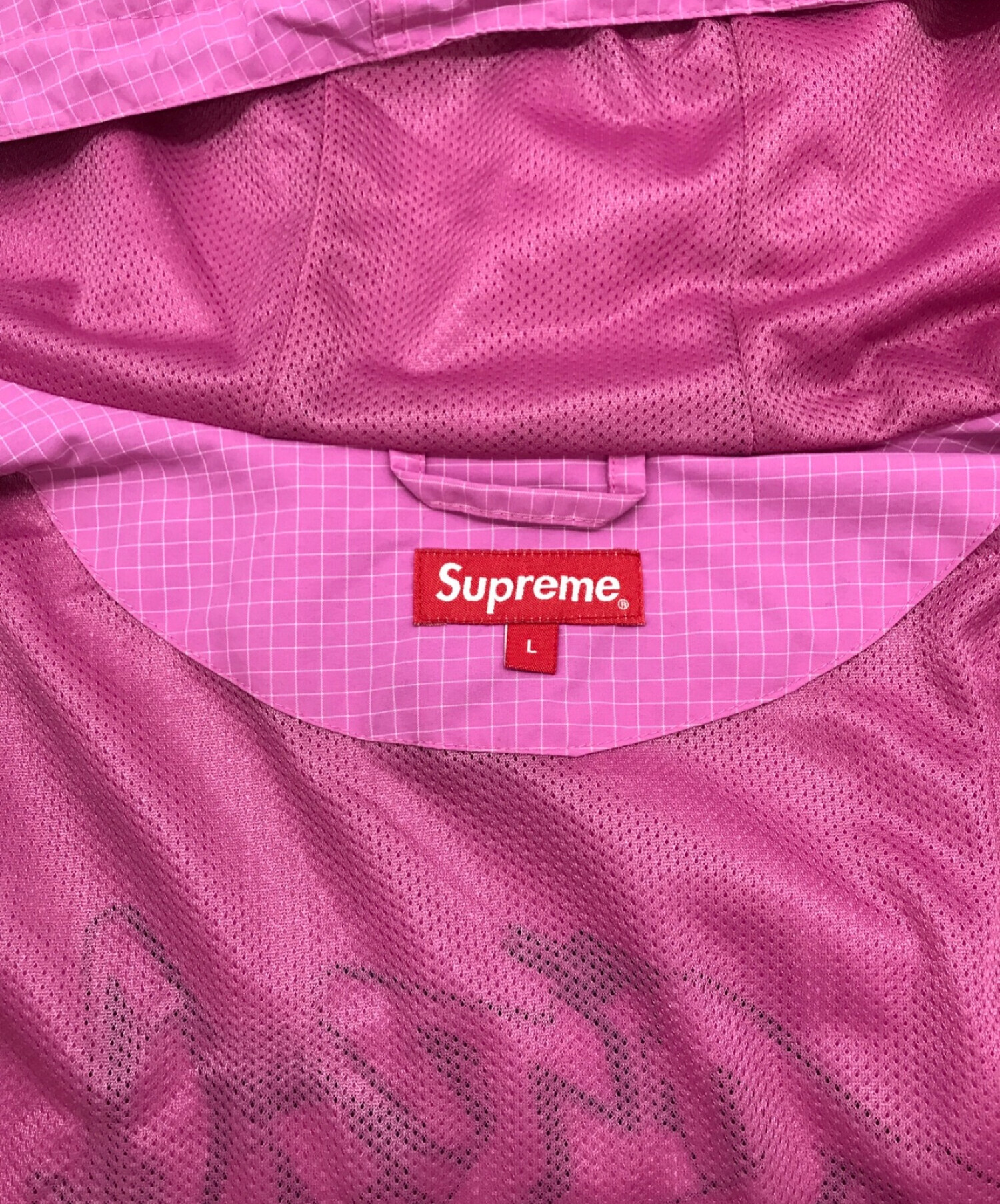 SUPREME (シュプリーム) STASH (スタッシュ) 21AW Support Unit Nylon Ripstop Jacket ピンク  サイズ:L