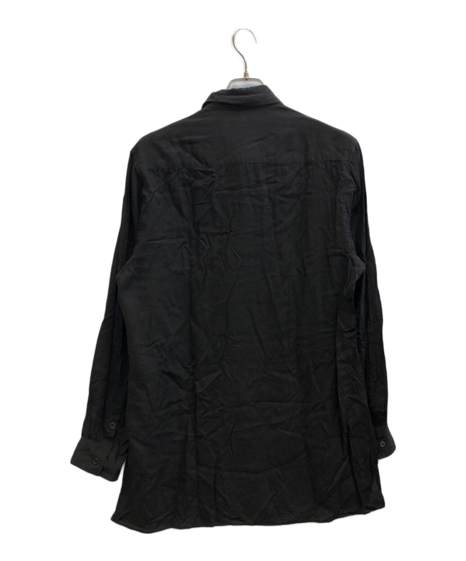 Yohji Yamamoto pour homme (ヨウジヤマモト プールオム) 20AW TAB POCKET SHIRTS ブラック サイズ:M