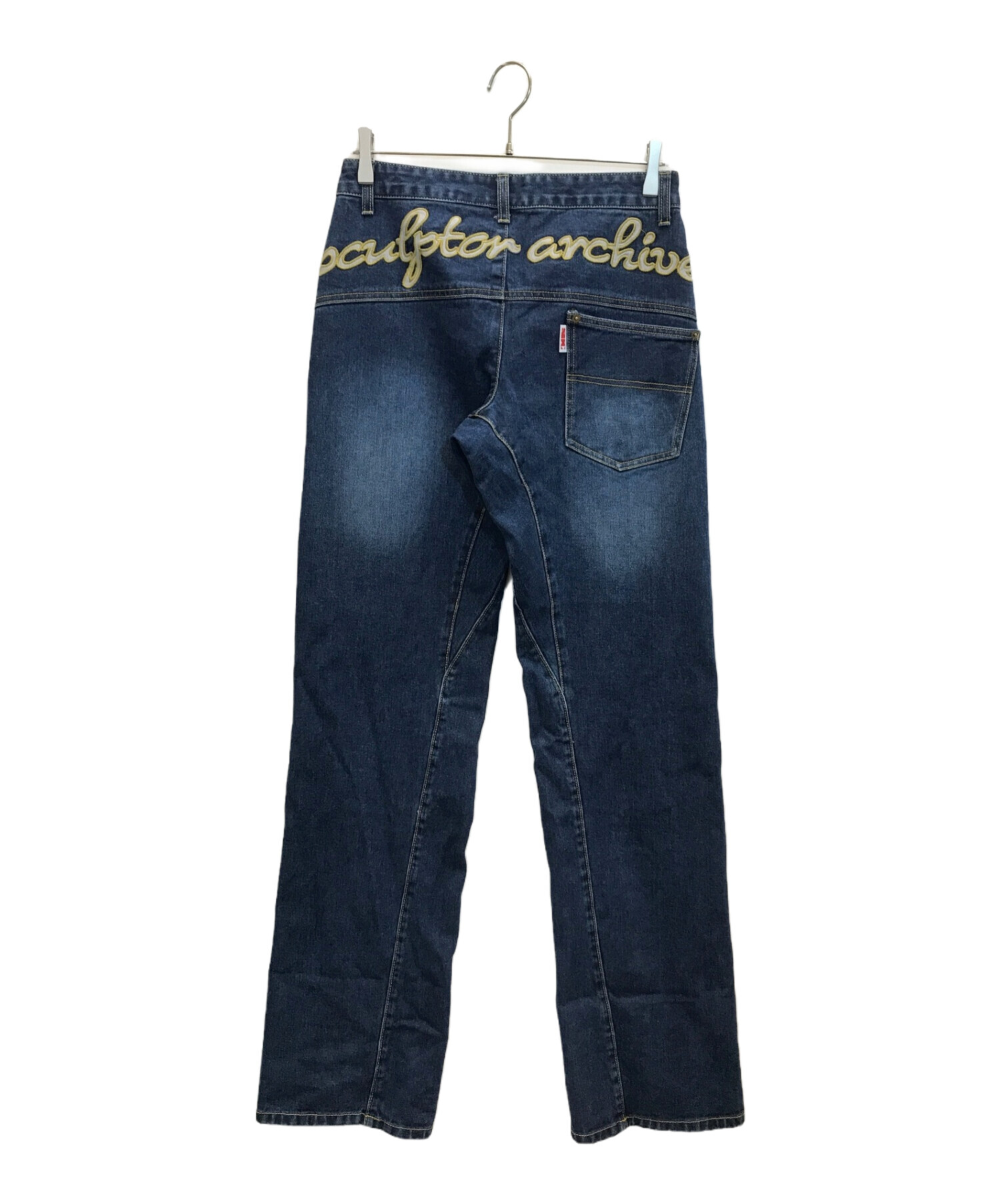 中古・古着通販】SCULPTOR (スカルプター) Applique Roll-Up Denim ブルー サイズ:Ｍ 未使用品｜ブランド・古着通販  トレファク公式【TREFAC FASHION】スマホサイト