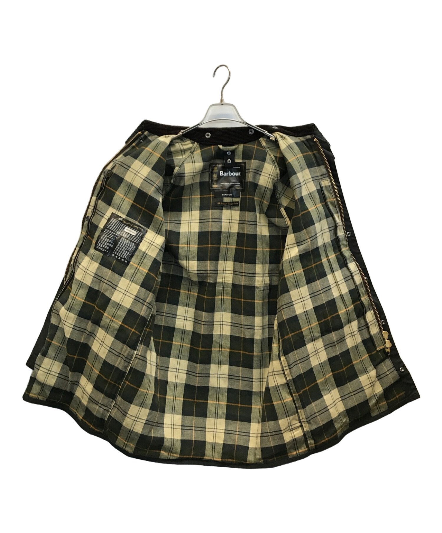 Barbour (バブアー) Beaufort wax jacket セージグリーン サイズ:38