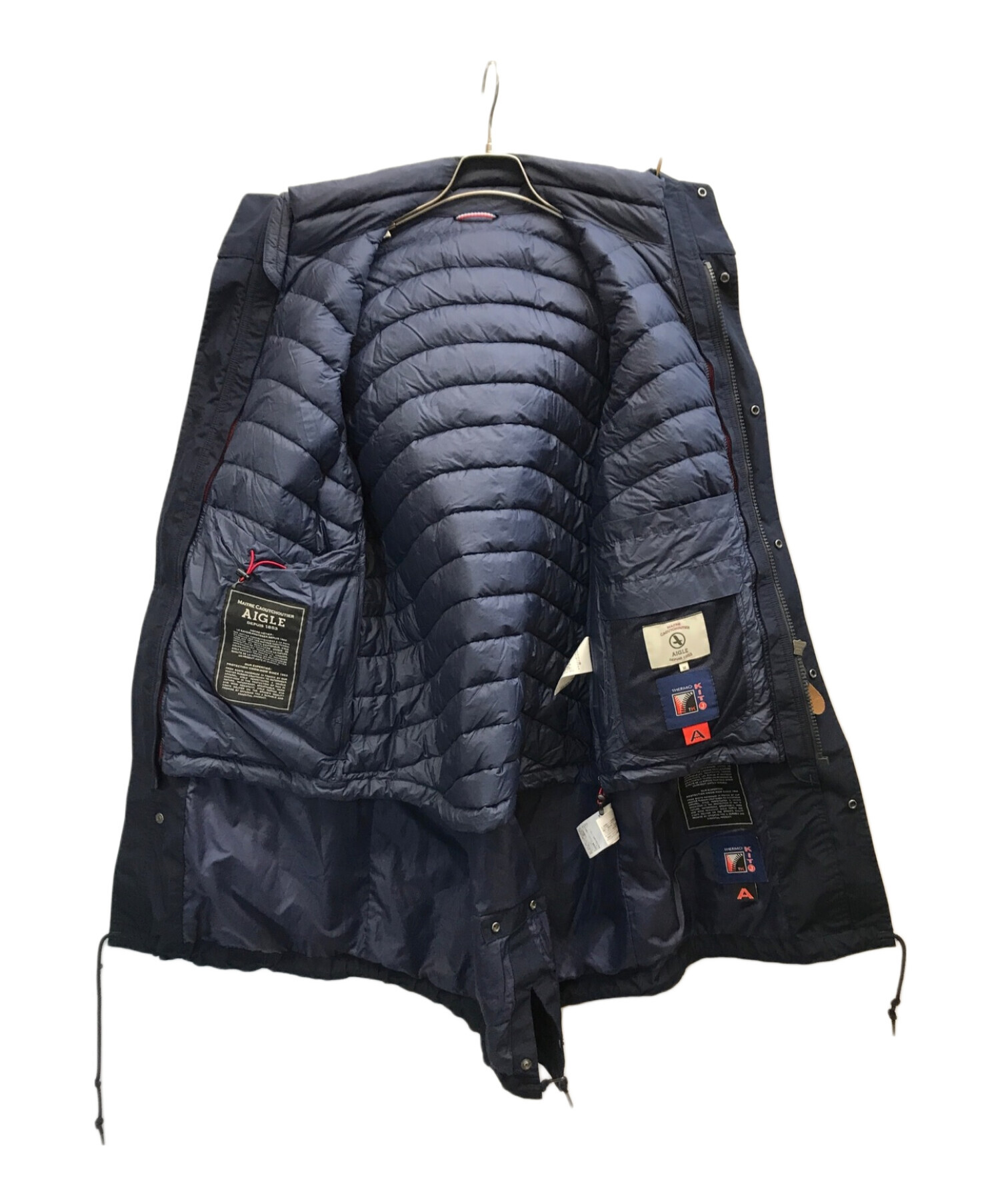 中古・古着通販】AIGLE (エーグル) ゴアテックスダウンライナー付コート ネイビー サイズ:M｜ブランド・古着通販 トレファク公式【TREFAC  FASHION】スマホサイト