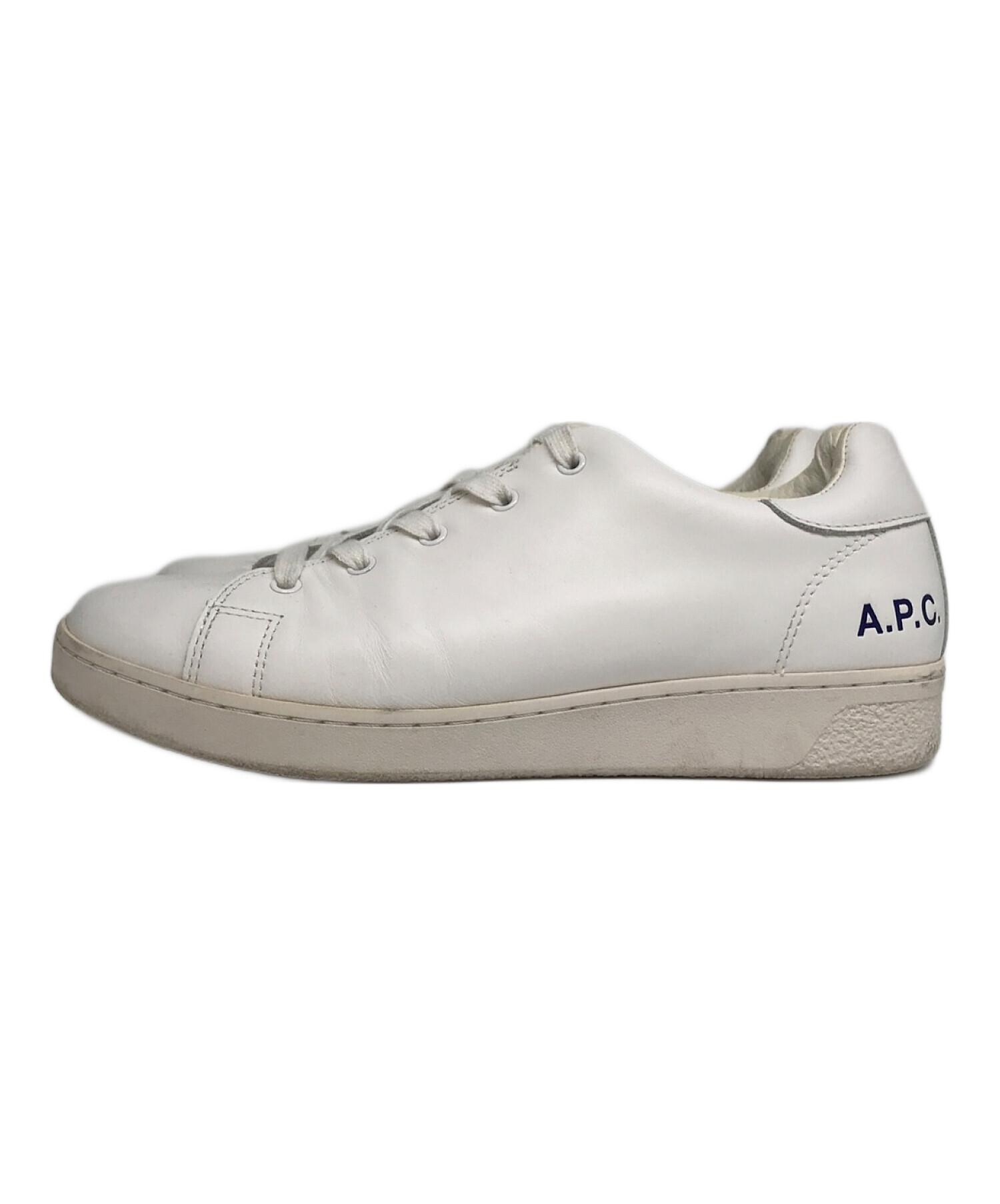 A.P.C. (アーペーセー) HIDE A.P.C.SNEAKERS HOMME ホワイト サイズ:41