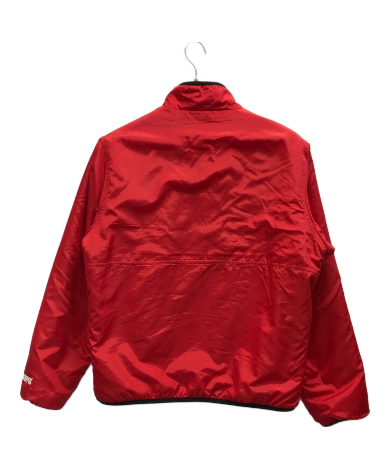 SUPREME (シュプリーム) 18AW Reversible Logo Fleece Jacket レッド×アイボリー サイズ:M