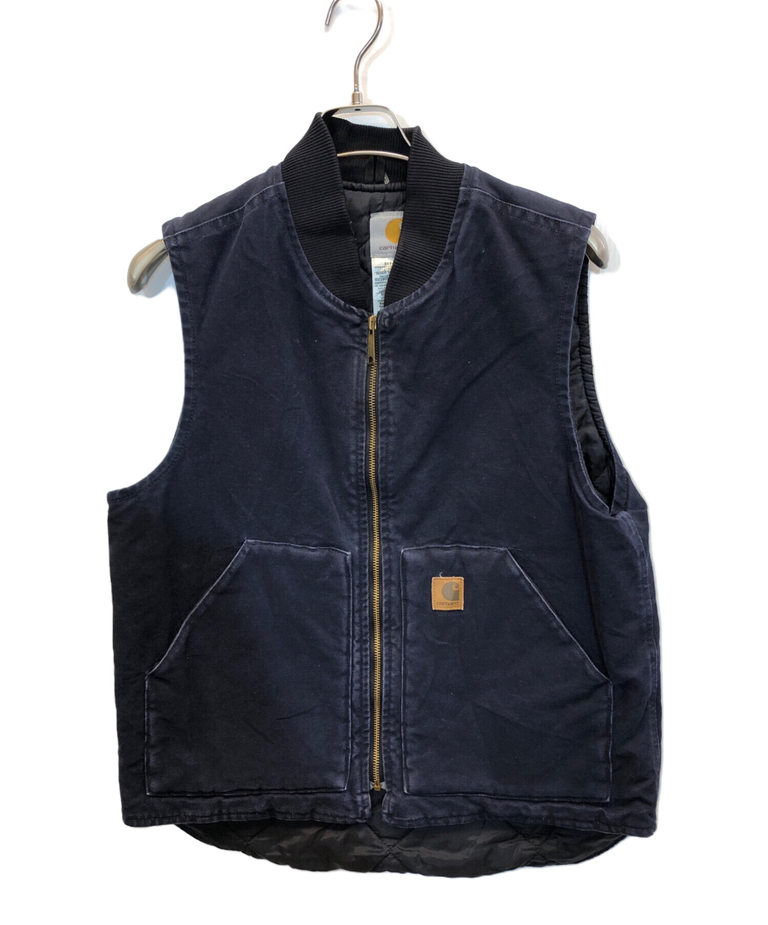 中古・古着通販】CarHartt (カーハート) ダックベスト ネイビー サイズ:M｜ブランド・古着通販 トレファク公式【TREFAC  FASHION】スマホサイト