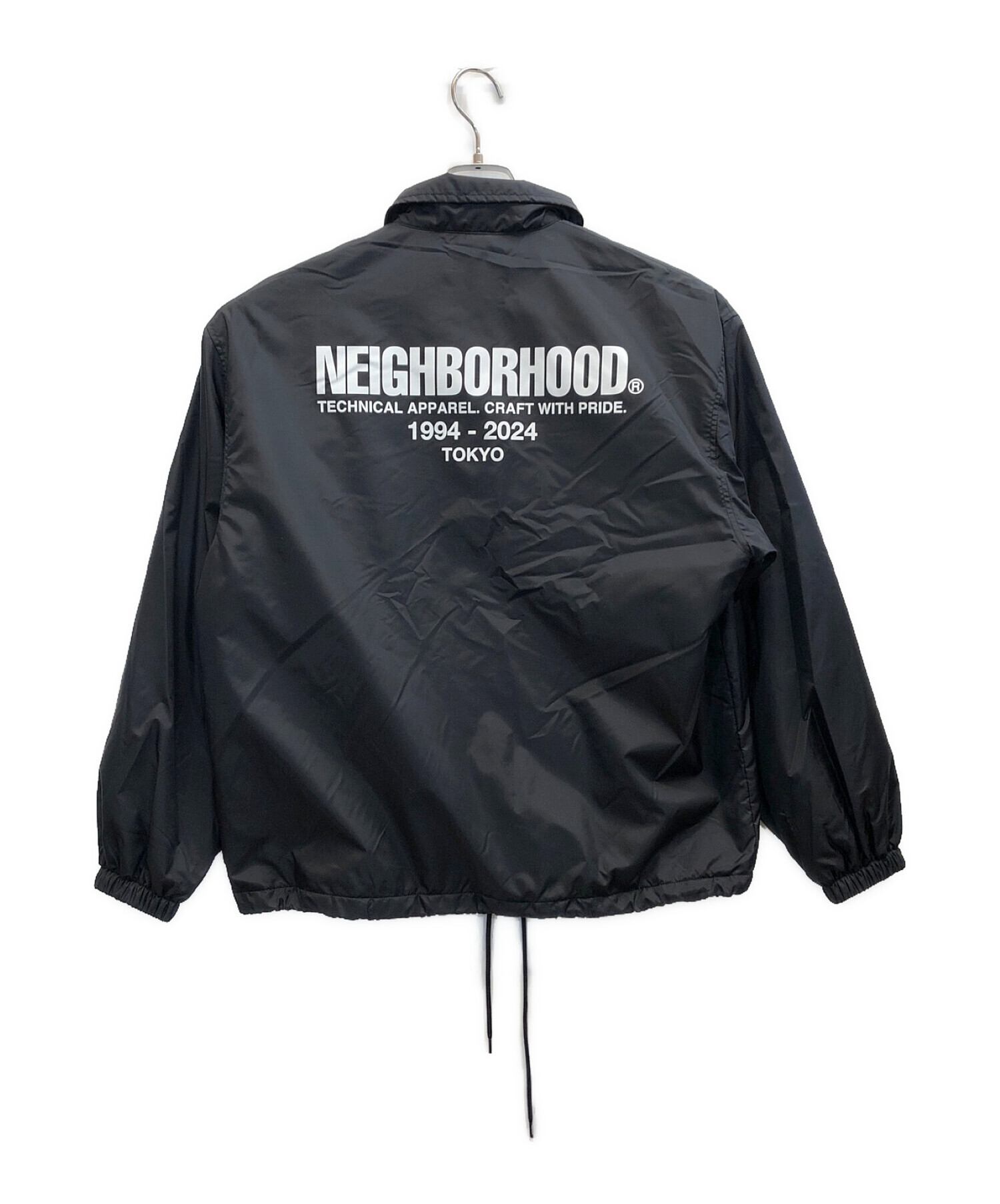 NEIGHBORHOOD (ネイバーフッド) 24SS WINDBREAKER JACKET-1 コーチジャケット ブラック サイズ:S