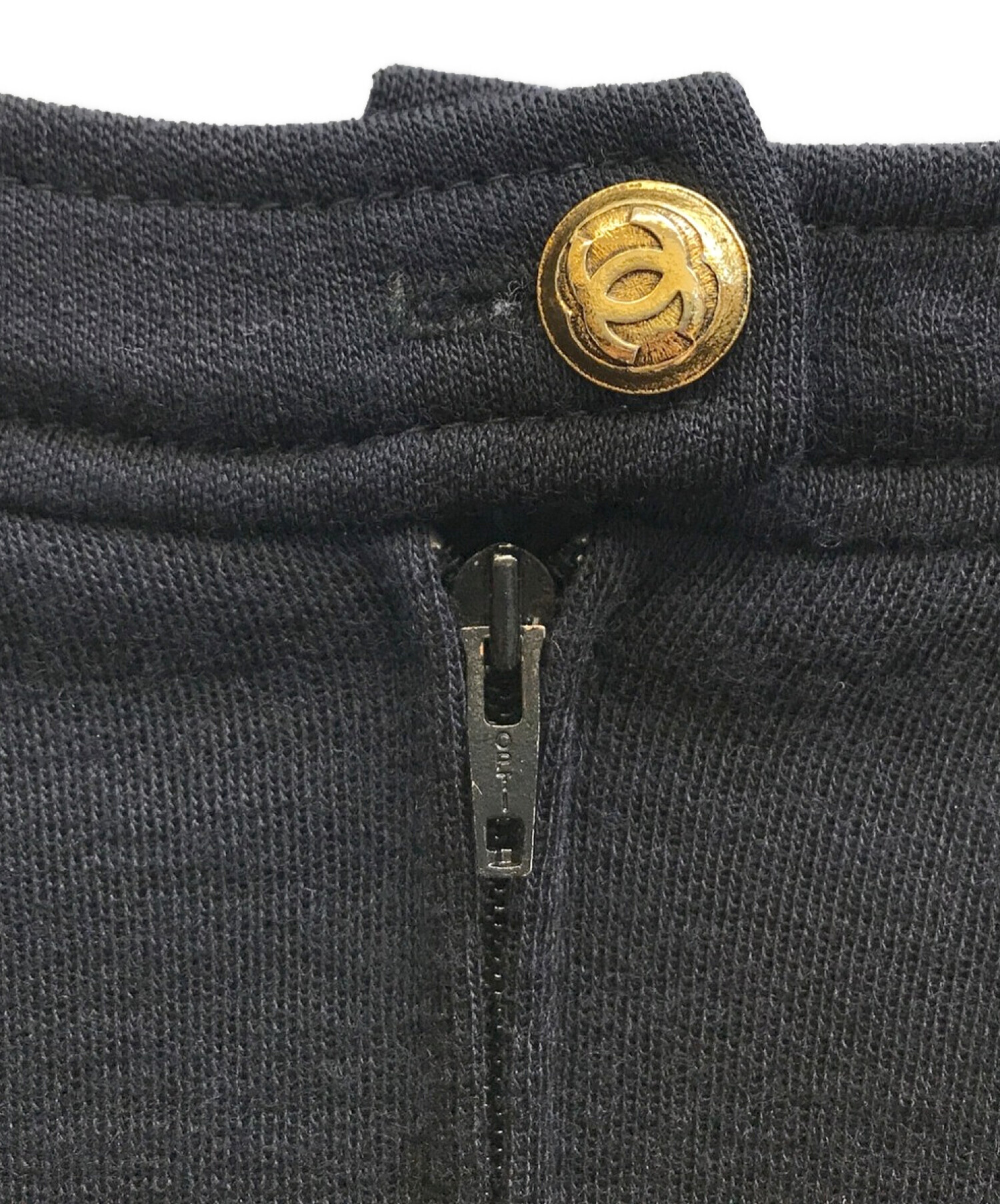 中古・古着通販】CHANEL (シャネル) 金釦ウールスカート ネイビー サイズ:なし｜ブランド・古着通販 トレファク公式【TREFAC  FASHION】スマホサイト