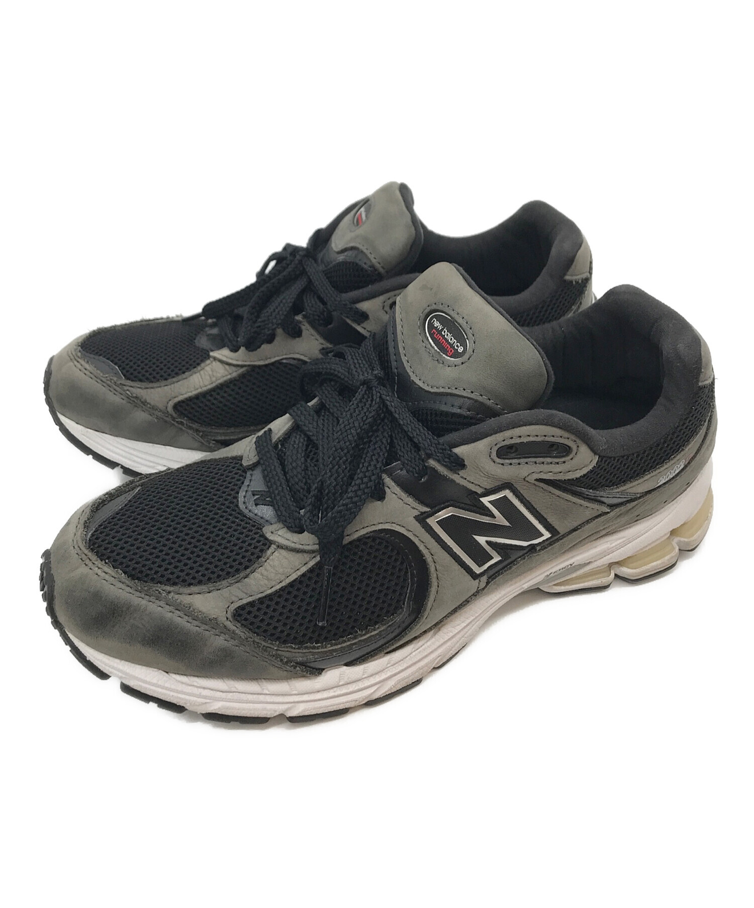 中古・古着通販】NEW BALANCE (ニューバランス) 2002ローカットスニーカー ブラック×グレー サイズ:27cm｜ブランド・古着通販  トレファク公式【TREFAC FASHION】スマホサイト