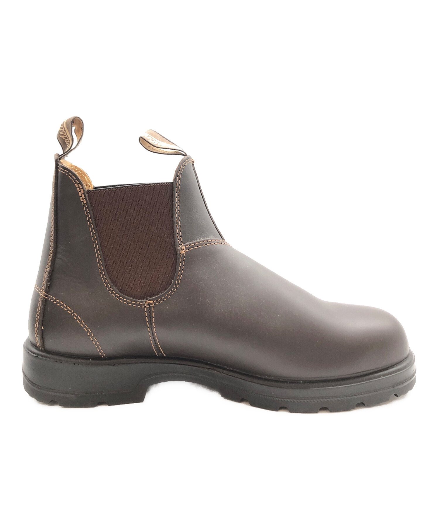 BLUND STONE (ブランドストーン) ELASTIC SIDED BOOT LINED ブラウン サイズ:10