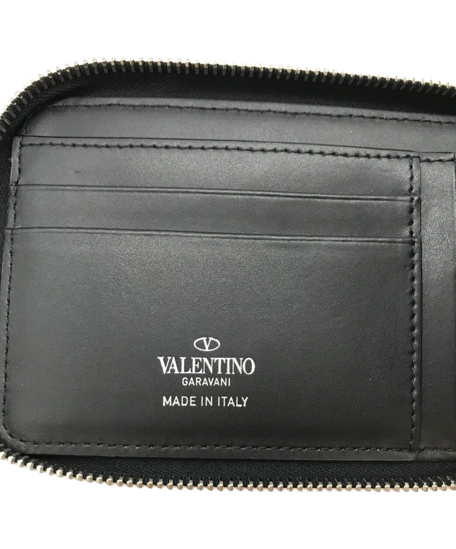 中古・古着通販】VALENTINO (ヴァレンティノ) VLTN ネックストラップ ウォレット ブラック｜ブランド・古着通販  トレファク公式【TREFAC FASHION】スマホサイト