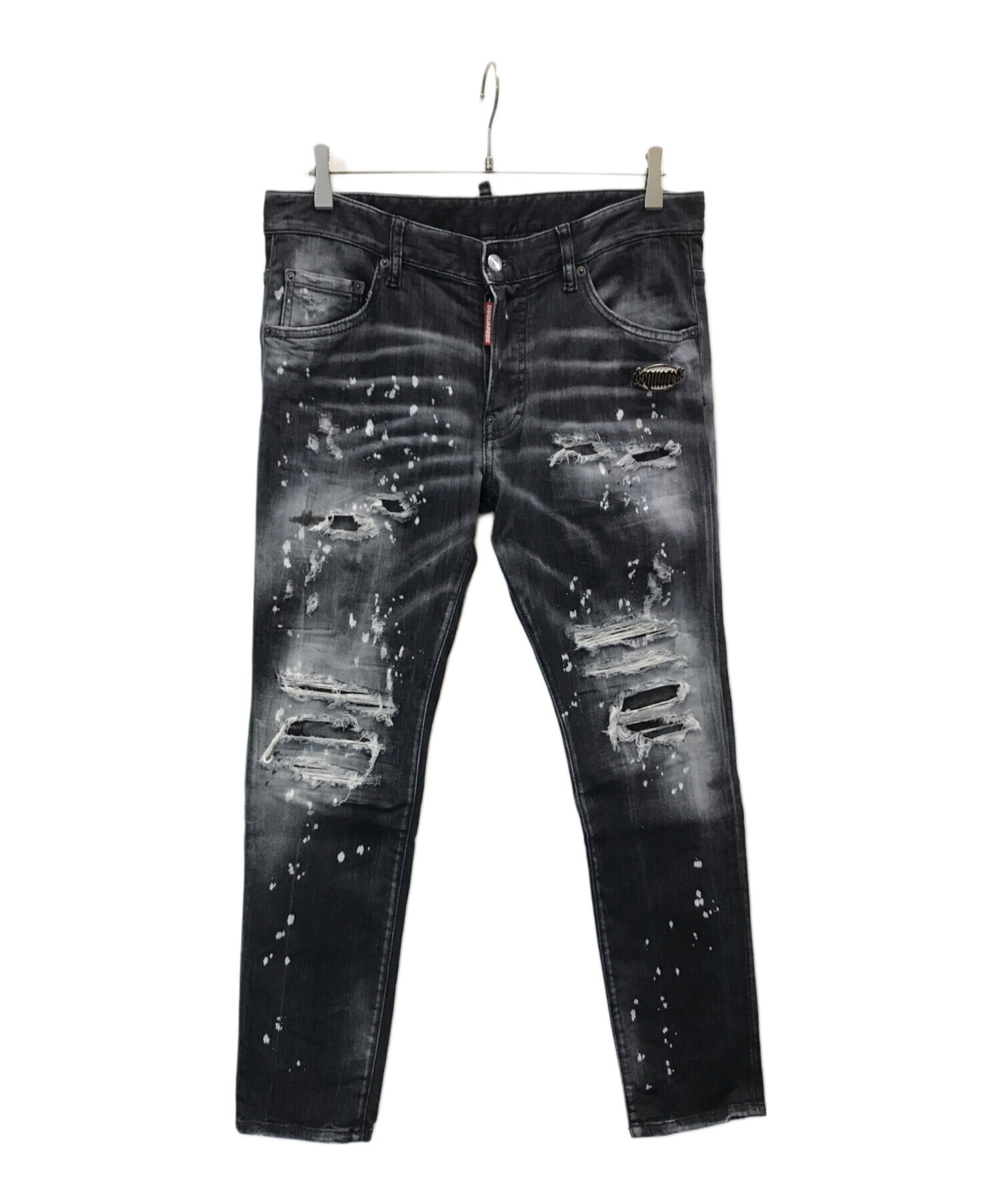 DSQUARED2 (ディースクエアード) SKATER JEANS ブラック サイズ:48