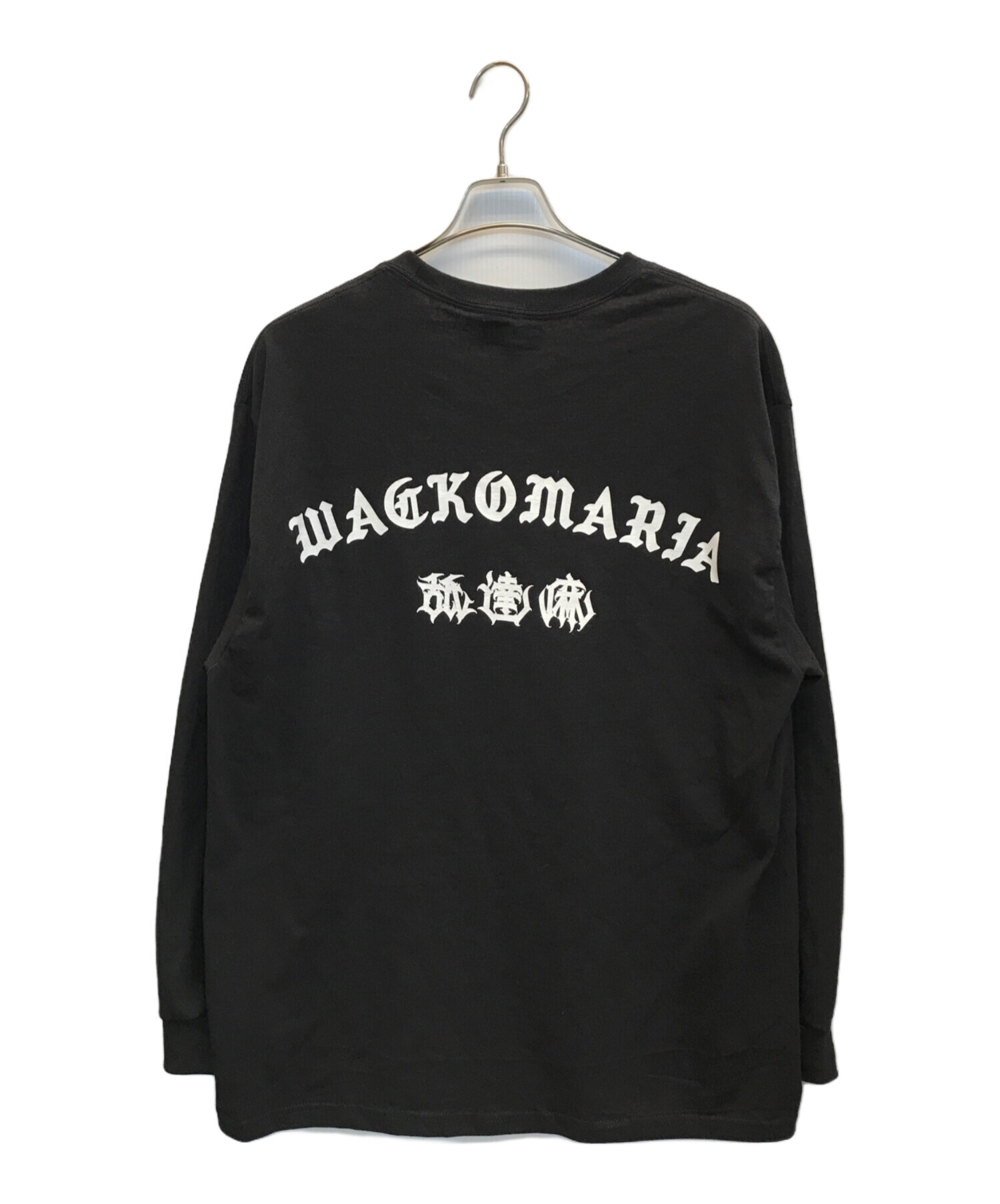 WACKO MARIA (ワコマリア) 舐達磨 (ナメダルマ) HIGH TIMES (ハイタイムズ) LONG SLEEVE T-SHIRT  ブラック サイズ:XL