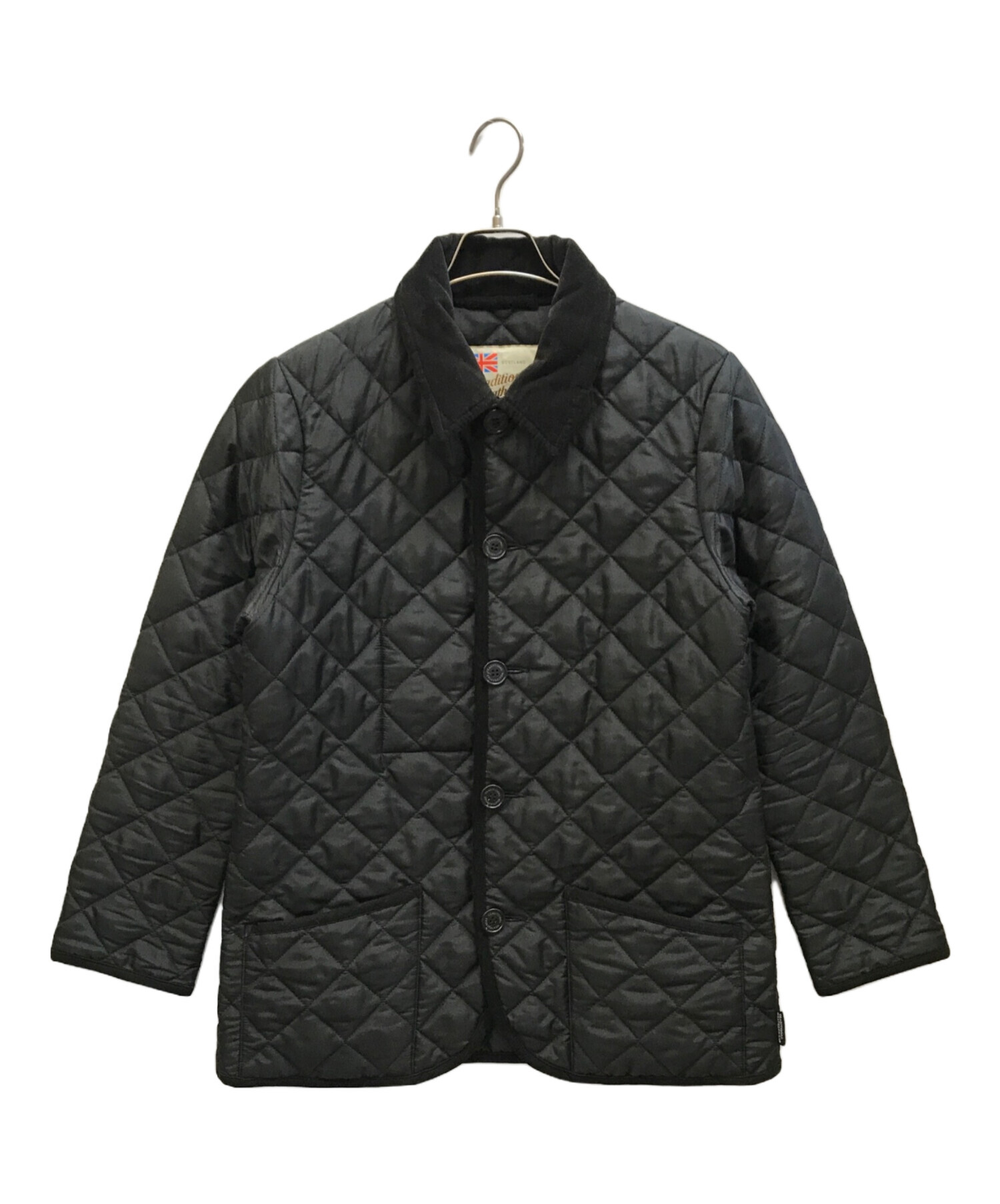 中古・古着通販】Traditional Weatherwear (トラディショナルウェザーウェア) WAVERLY キルティングジャケット ブラック  サイズ:40｜ブランド・古着通販 トレファク公式【TREFAC FASHION】スマホサイト