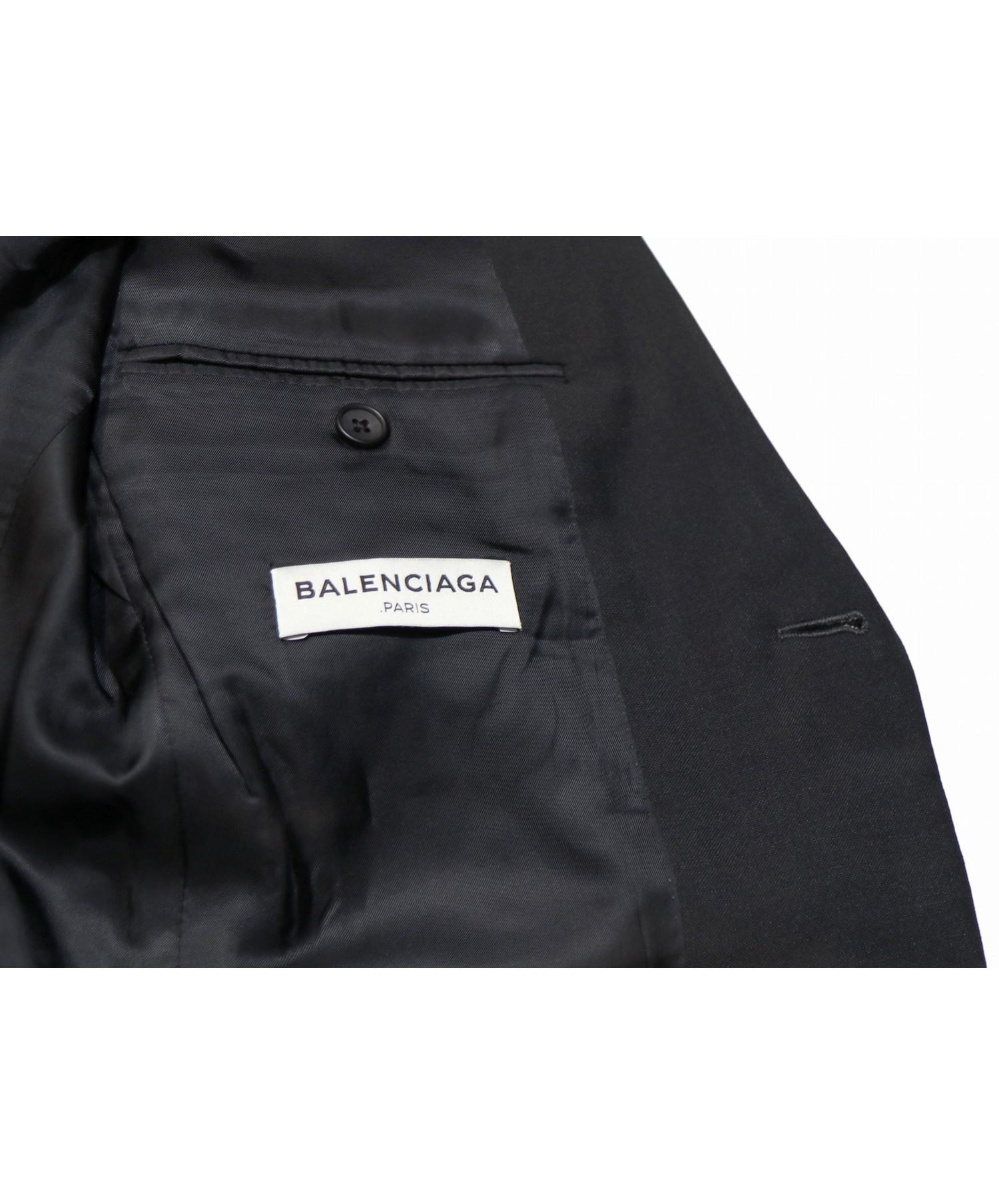 BALENCIAGA (バレンシアガ) テーラードジャケット ブラック サイズ:44表記(Sサイズ相当) 2015