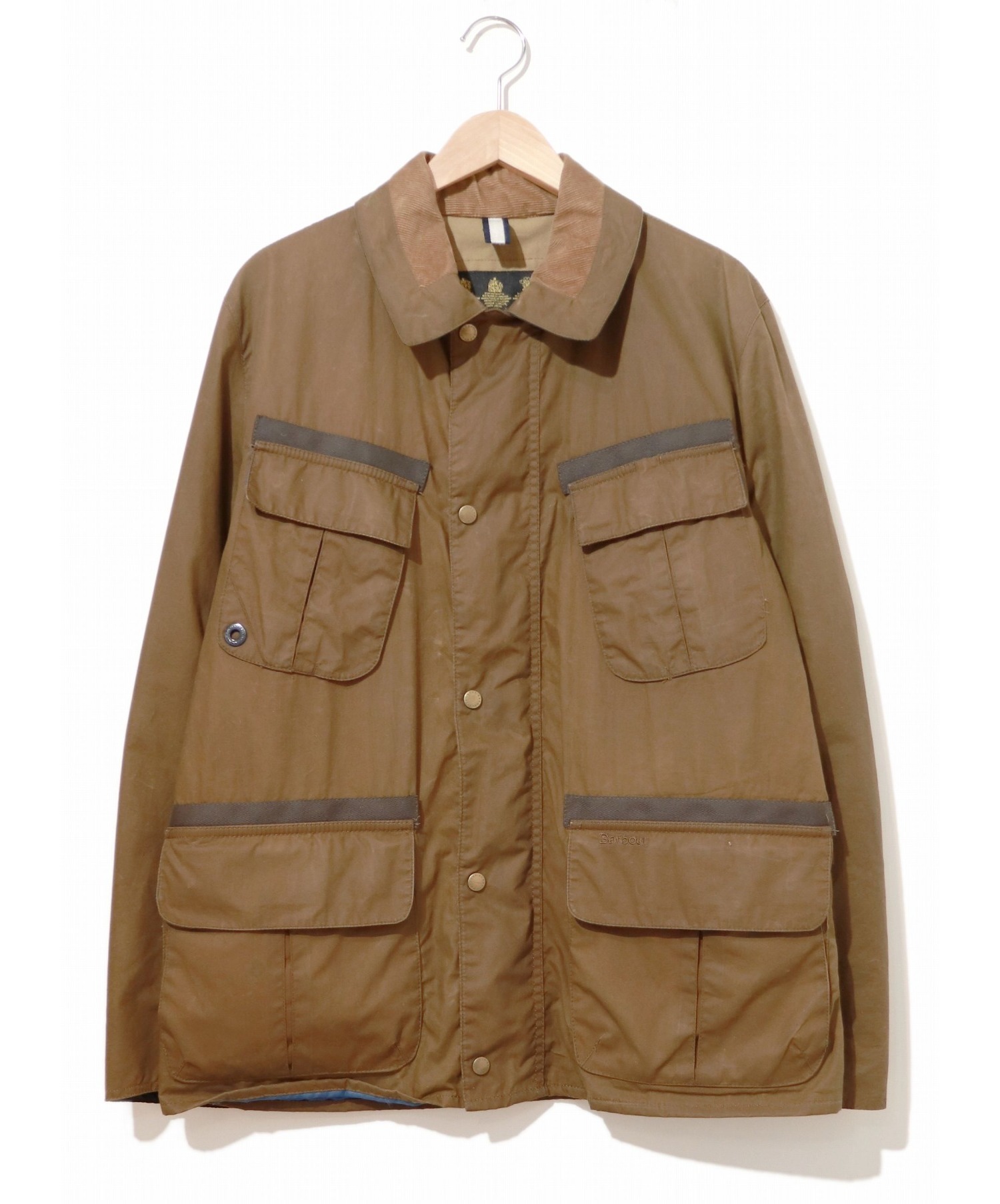 Barbour (バブアー) オイルドジャケット / benkirk wax jacket ブラウン サイズ:L NAVAL  BELTER・GREATCOAT