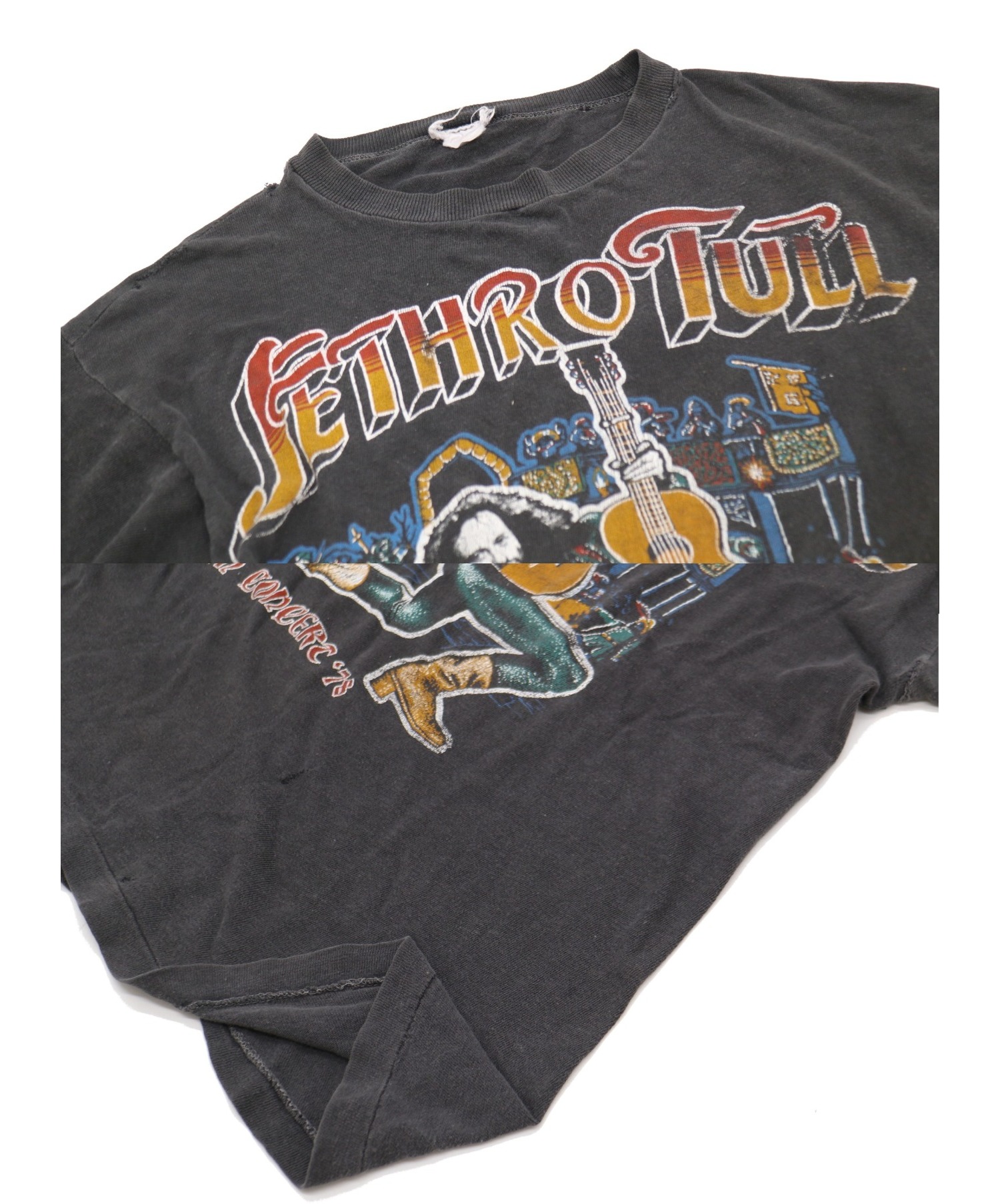 上品】 ヴィンテージ 激レア 1979年 jethro tull ジェスロタル Tシャツ