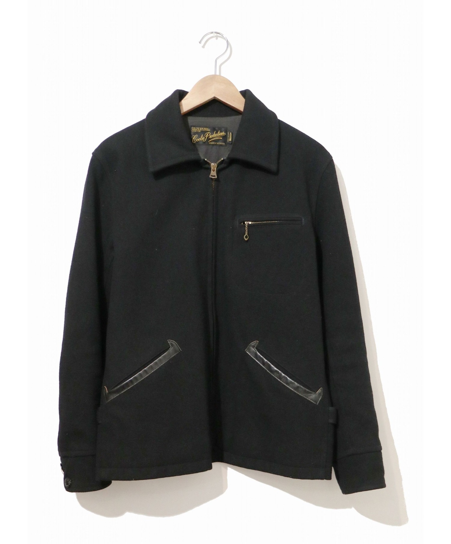 COOTIE (クーティ) ウールジャケット ブラック サイズ:MEDIUM ブランド定番アイテム