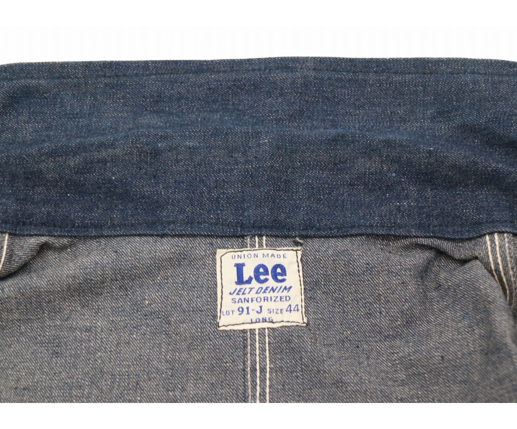 LEE (リー) [古着]91-Jヴィンテージカバーオール インディゴ サイズ:44表記 50’s・デッドストック・91-J・JELT  DENIM・ジェルトデニム