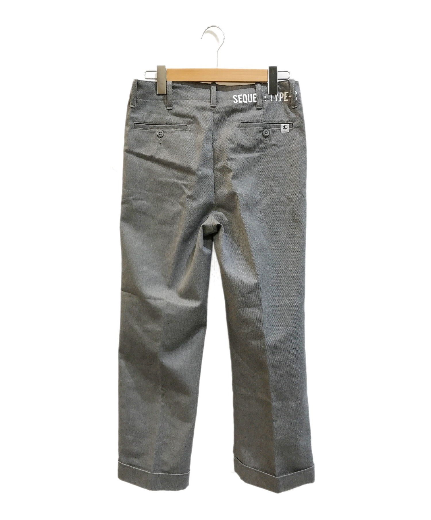 SEQUEL シークエル TWO TUCK PANTS TYPE-C サイドライン ワークパンツ