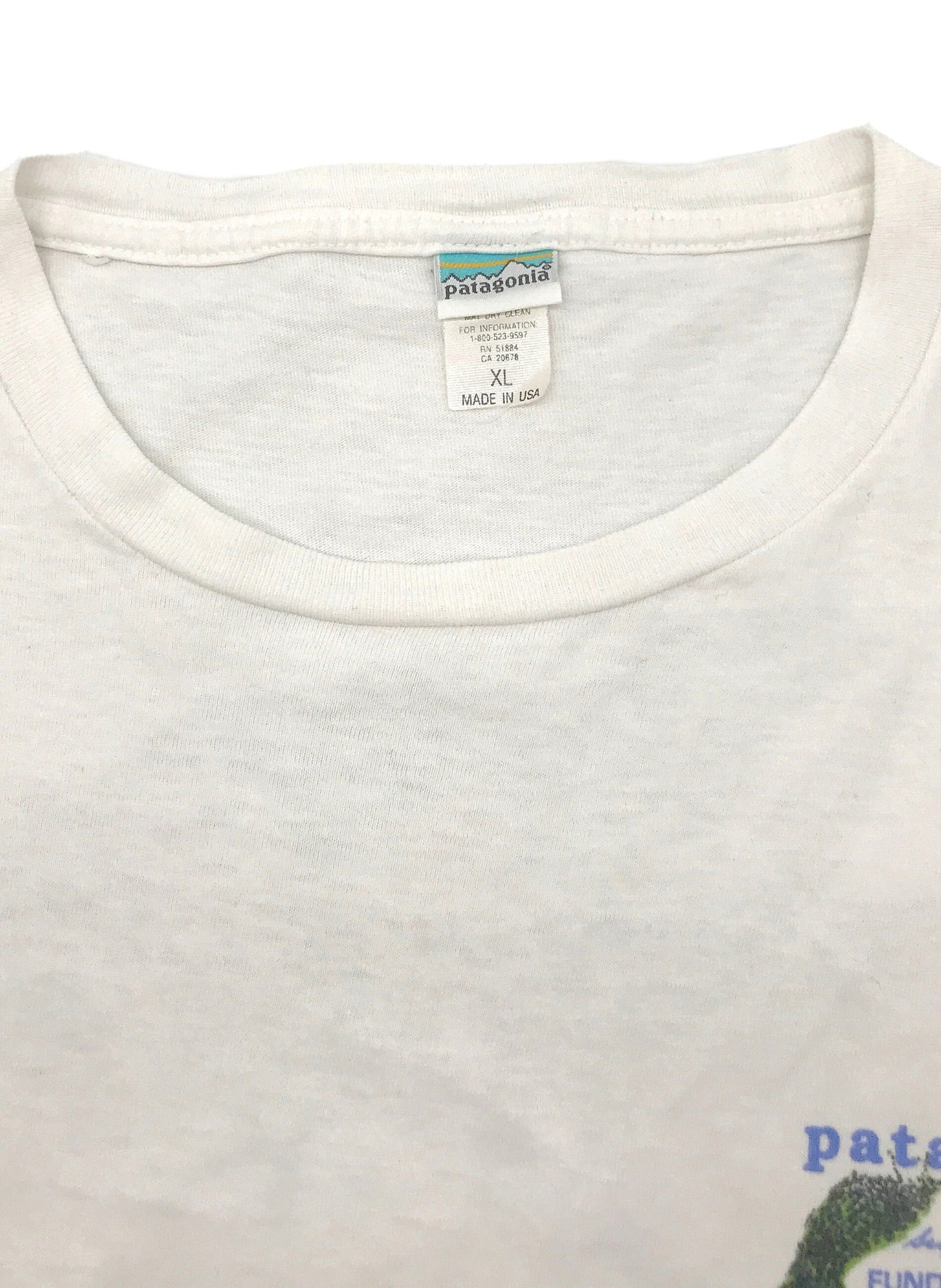 Patagonia (パタゴニア) [古着]90’sイグアナTシャツ ホワイト サイズ:XL