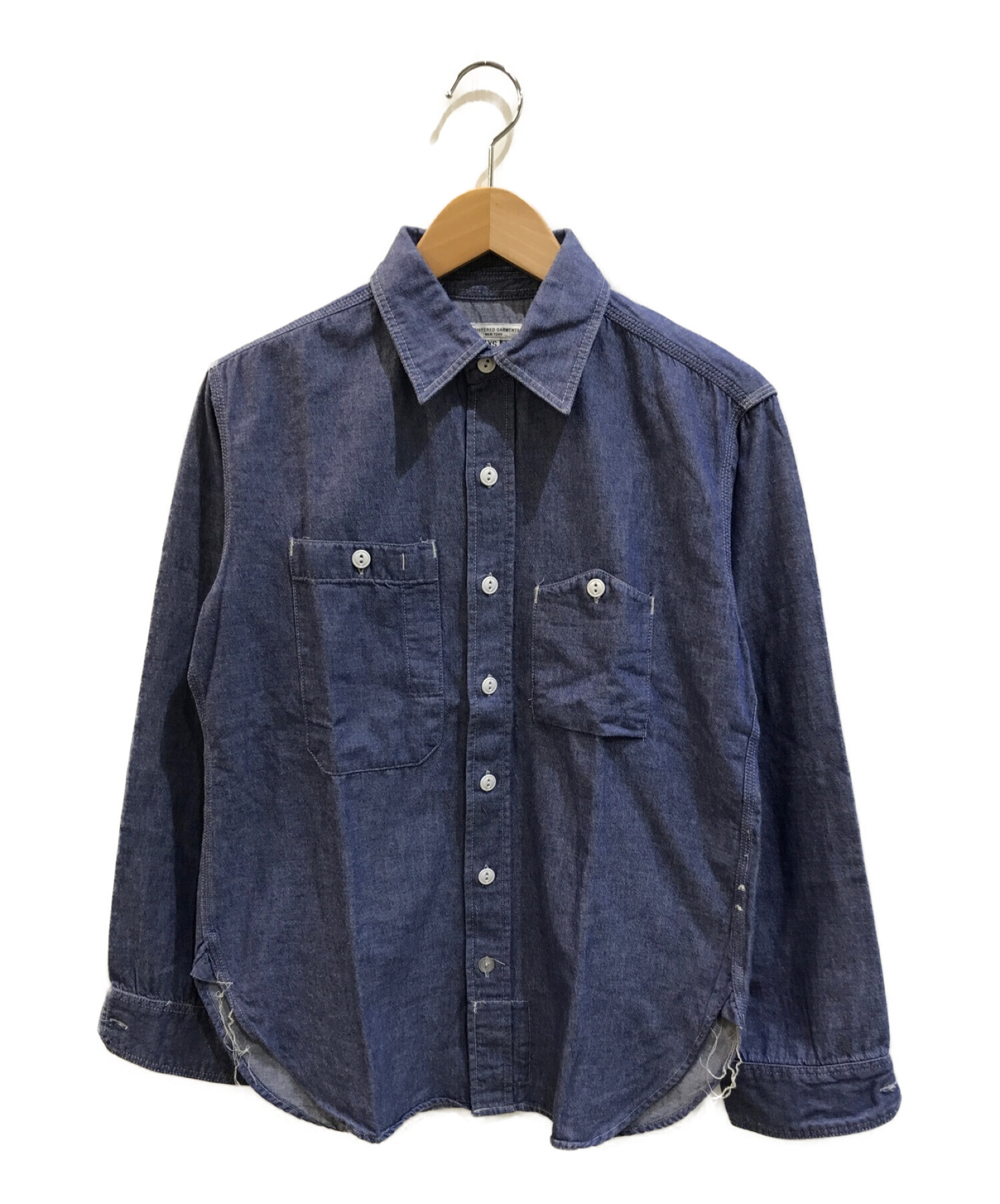 Engineered Garments (エンジニアドガーメンツ) デニムワークシャツシャツ インディゴ サイズ:XS