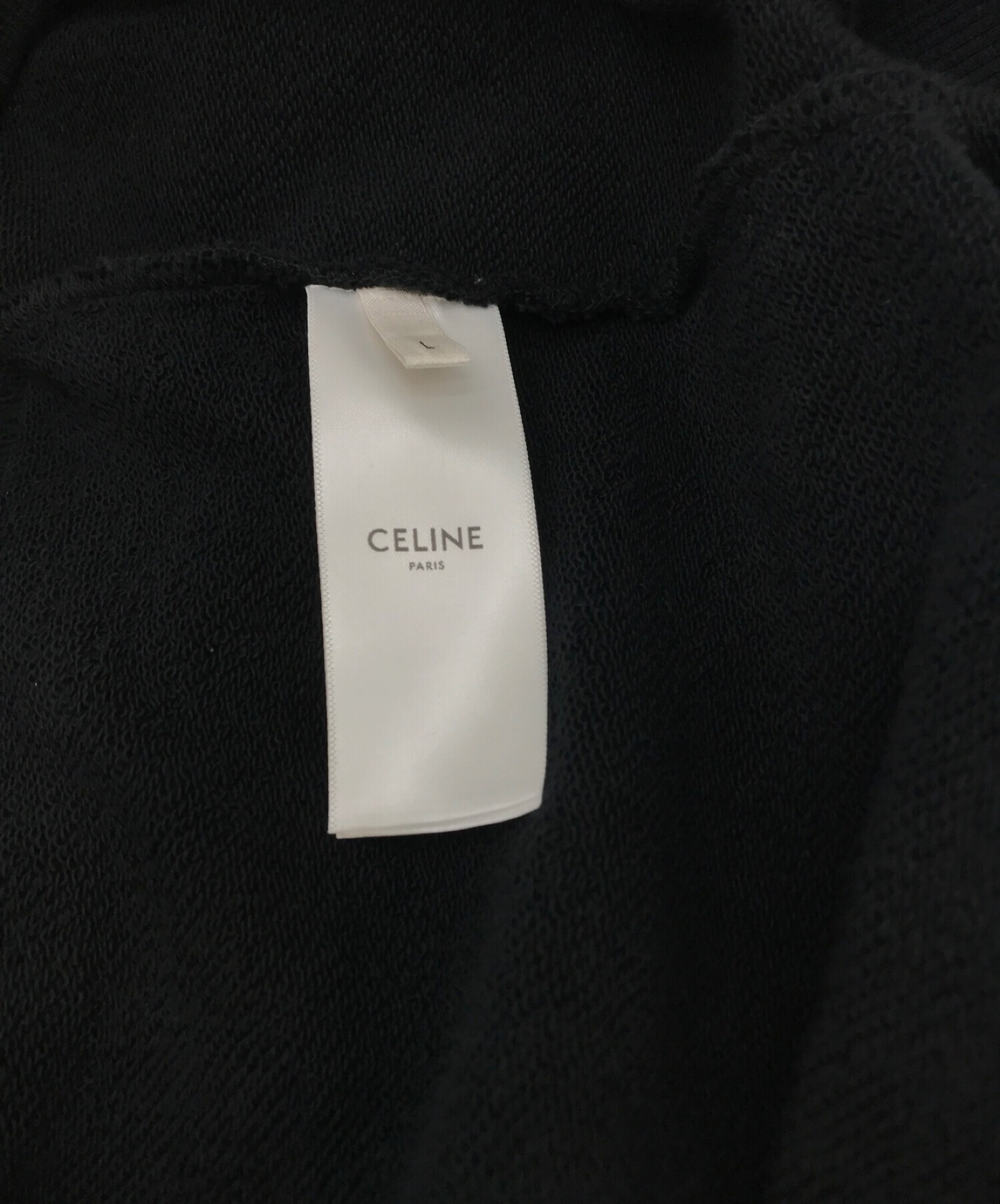 CELINE (セリーヌ) Loose Sweatshirt / スウェットパーカー ブラック サイズ:L