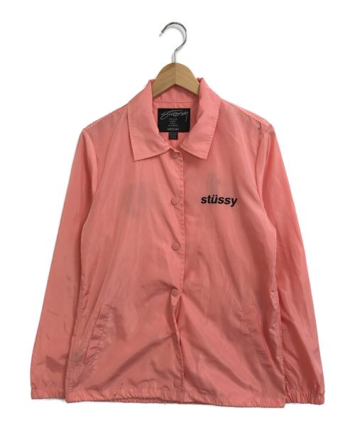 【中古・古着通販】stussy (ステューシー) コーチジャケット ピンク