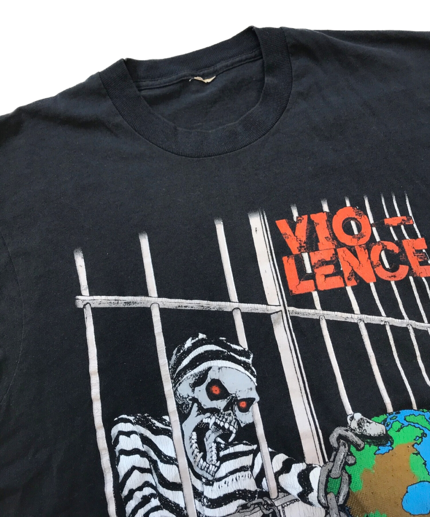 ヴィンテージ【激レア】90s VIO-LENCE Tシャツ XL ヴァイオレンス