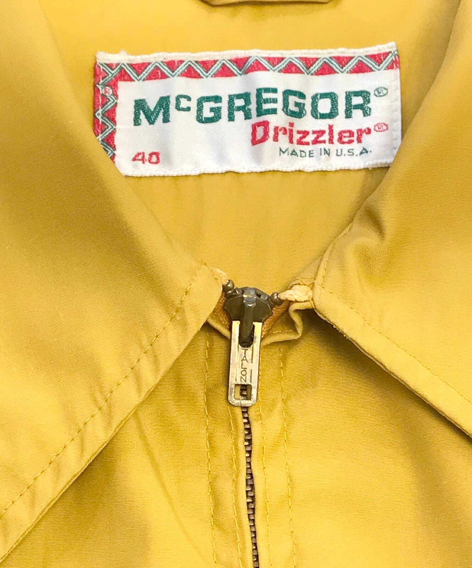 McGREGOR (マクレガー) [古着]ドリズラージャケット イエロー サイズ:40表記