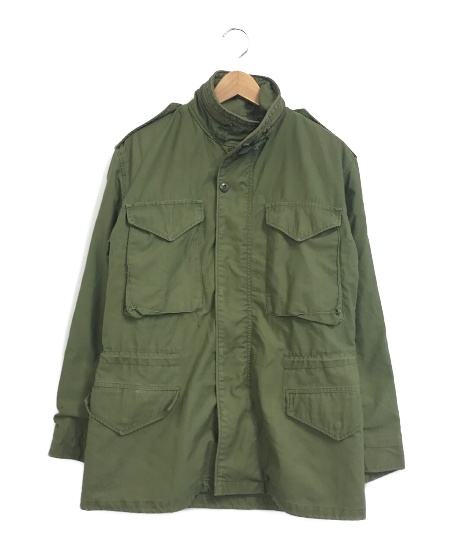 ALPHA INDUSTRIES INC (アルファインダストーリーズ) [古着]M-65 FIELD JACKET オリーブ  サイズ:SAMALL-REGULAR