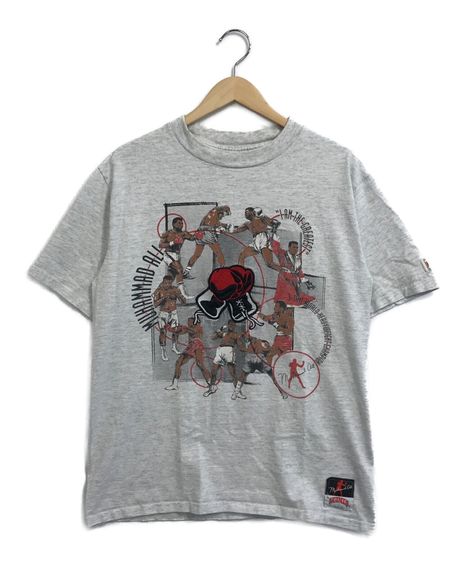 NUTEMG (ナツメグ) [古着]モハメドアリTシャツ グレー サイズ:L