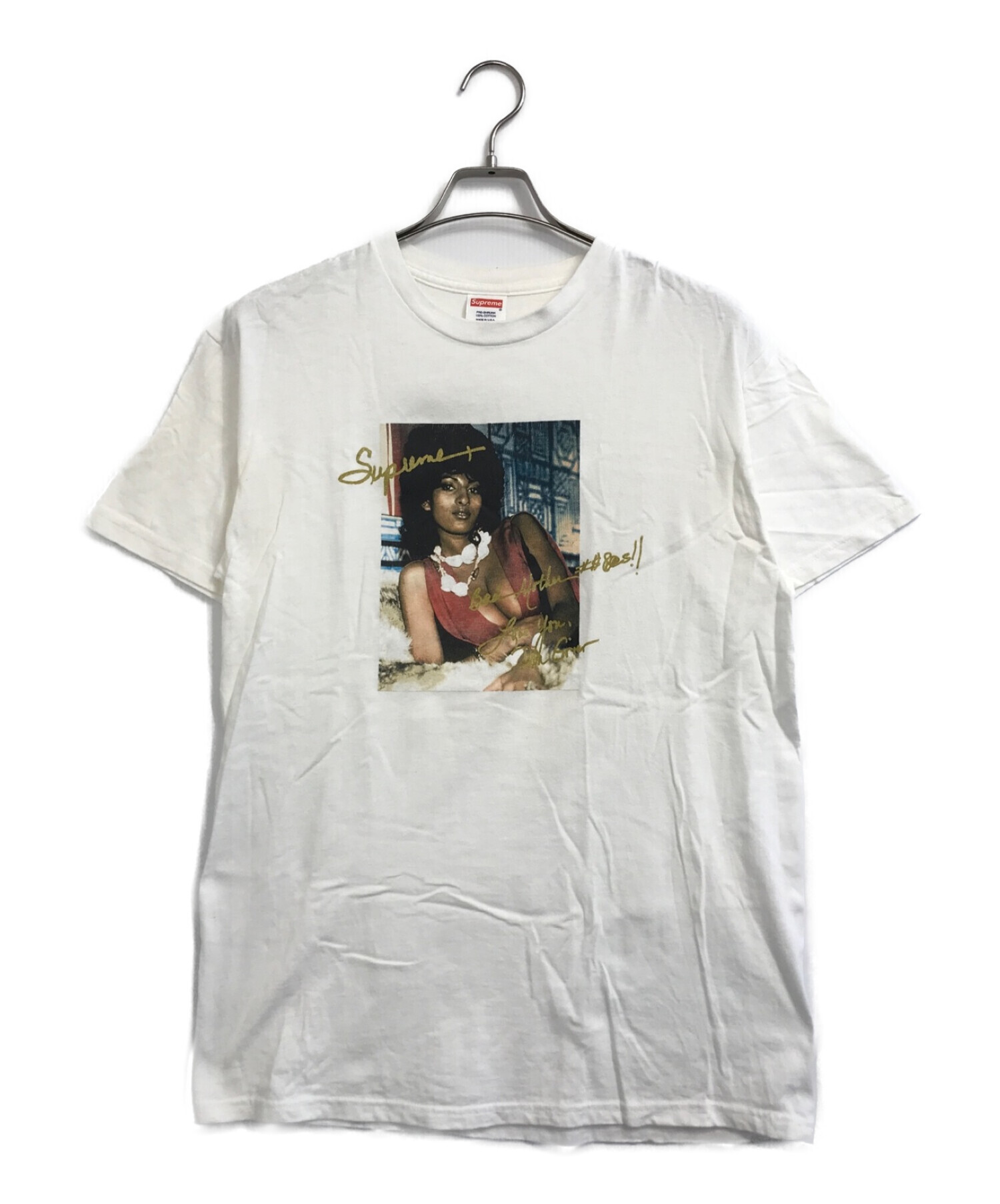 SUPREME (シュプリーム) フォトTシャツ ホワイト サイズ:L