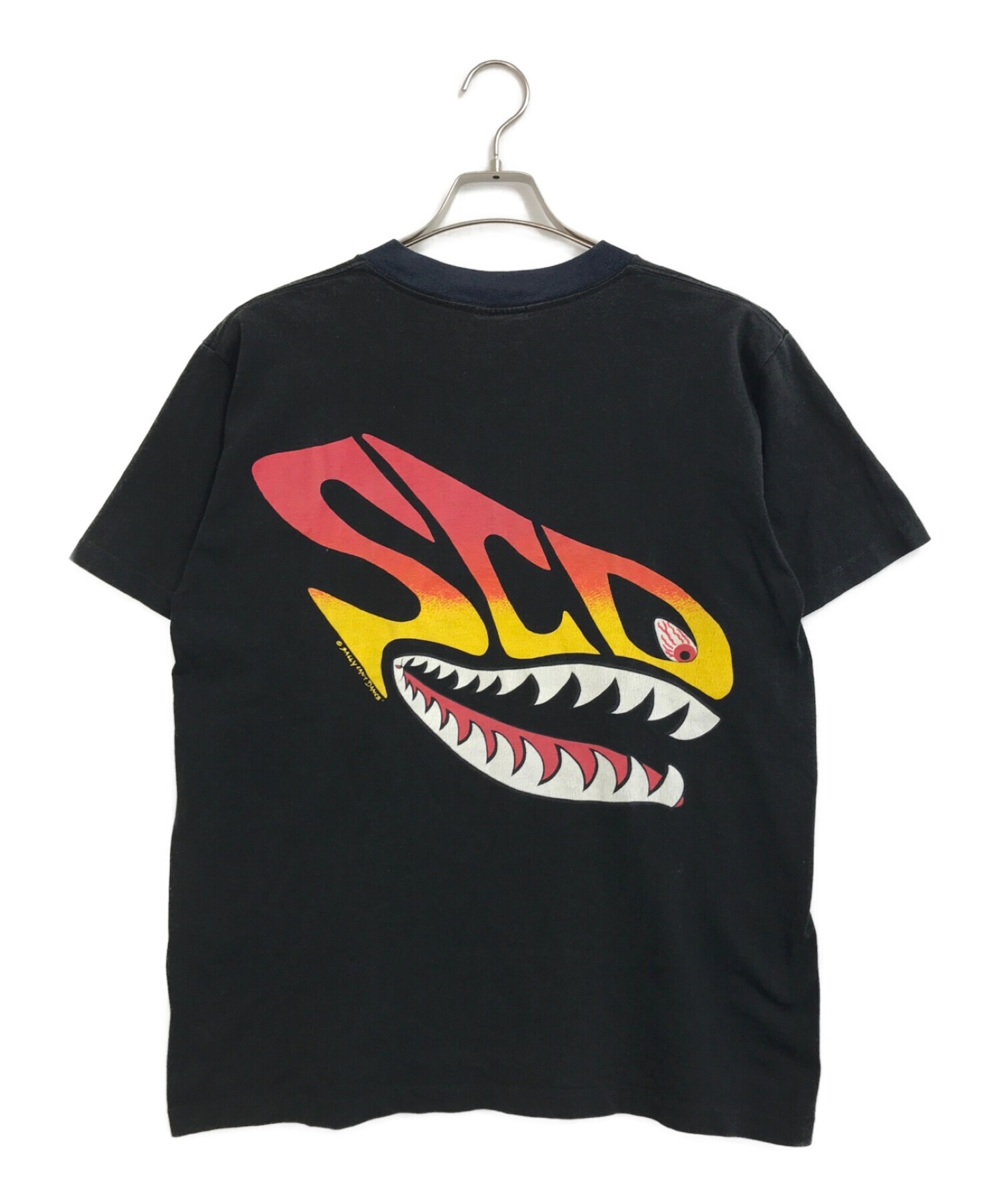 SALLY can't DANCE (サリーキャントダンス) [古着]shark TEE ブラック サイズ:M