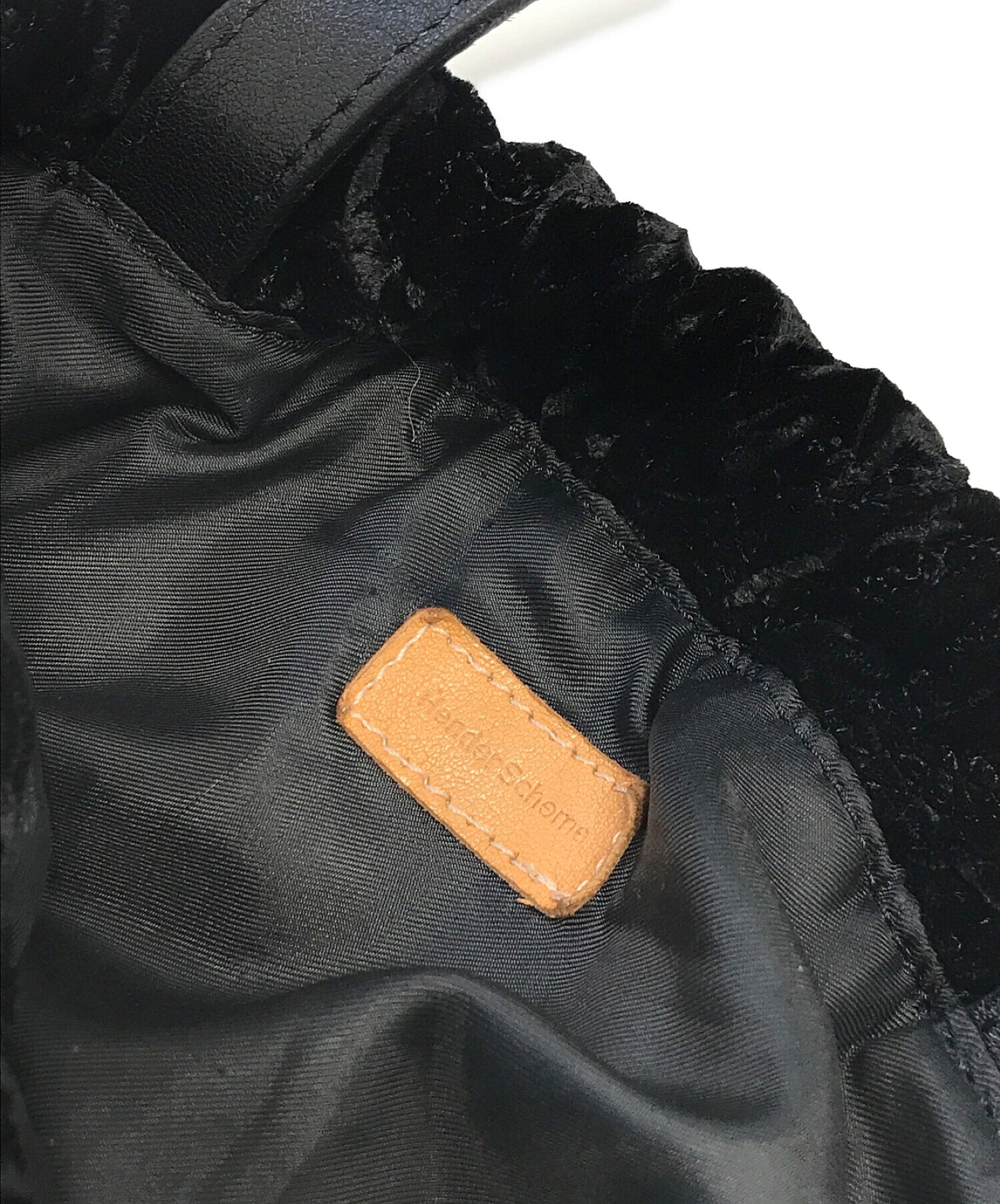 HENDER SCHEME (エンダースキーマ) 巾着バッグ ブラック サイズ:表記なし