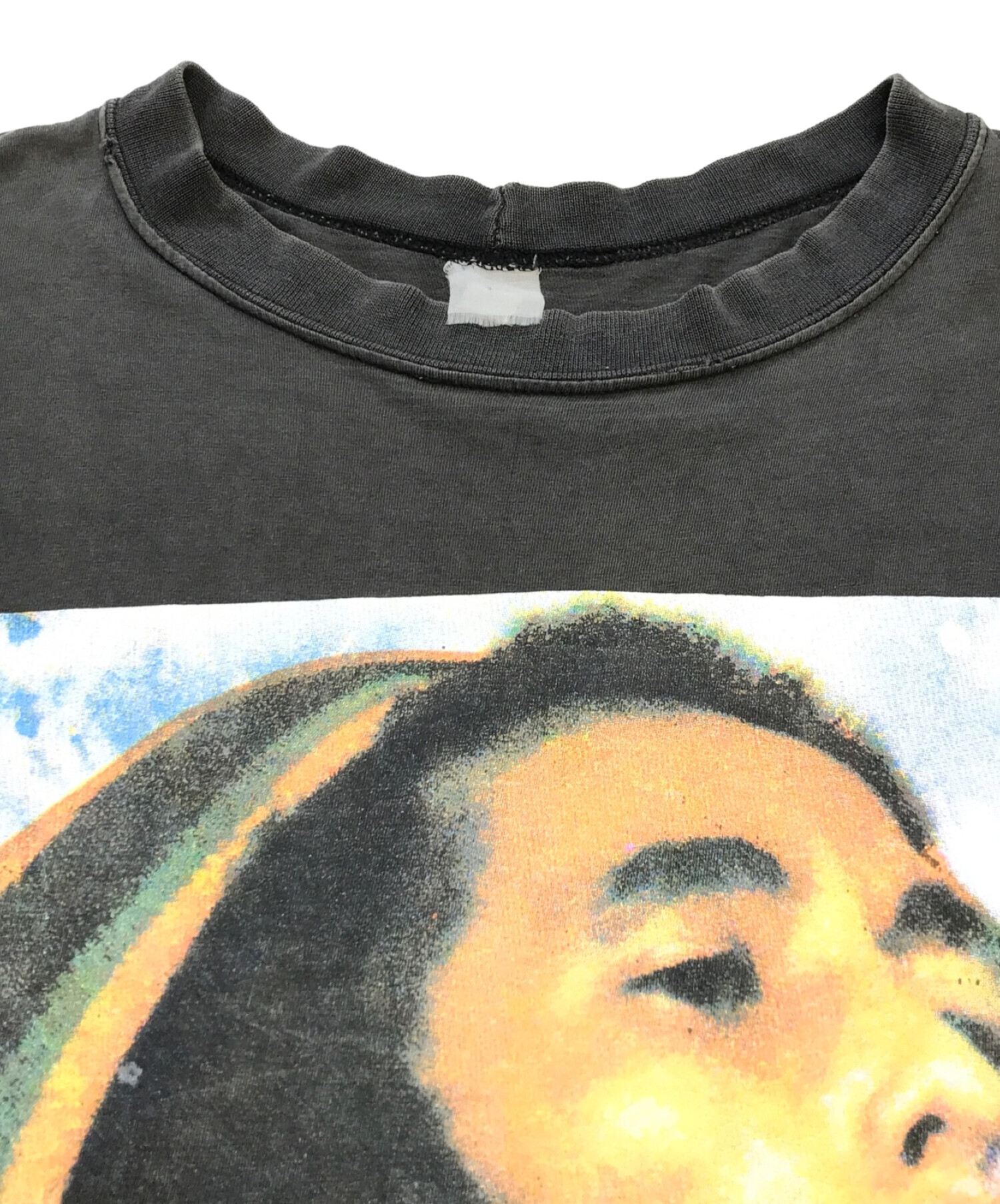 BOB MARLEY (ボブマーリー) [古着]レゲエTEE ブラック サイズ:タグ劣化の為不明