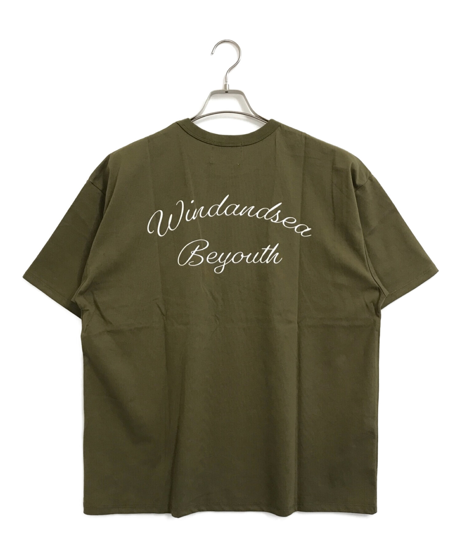 ウィンダンシー　黒半袖Tシャツ　Lサイズ　WINDANDSEA 新品ウィンダンシー