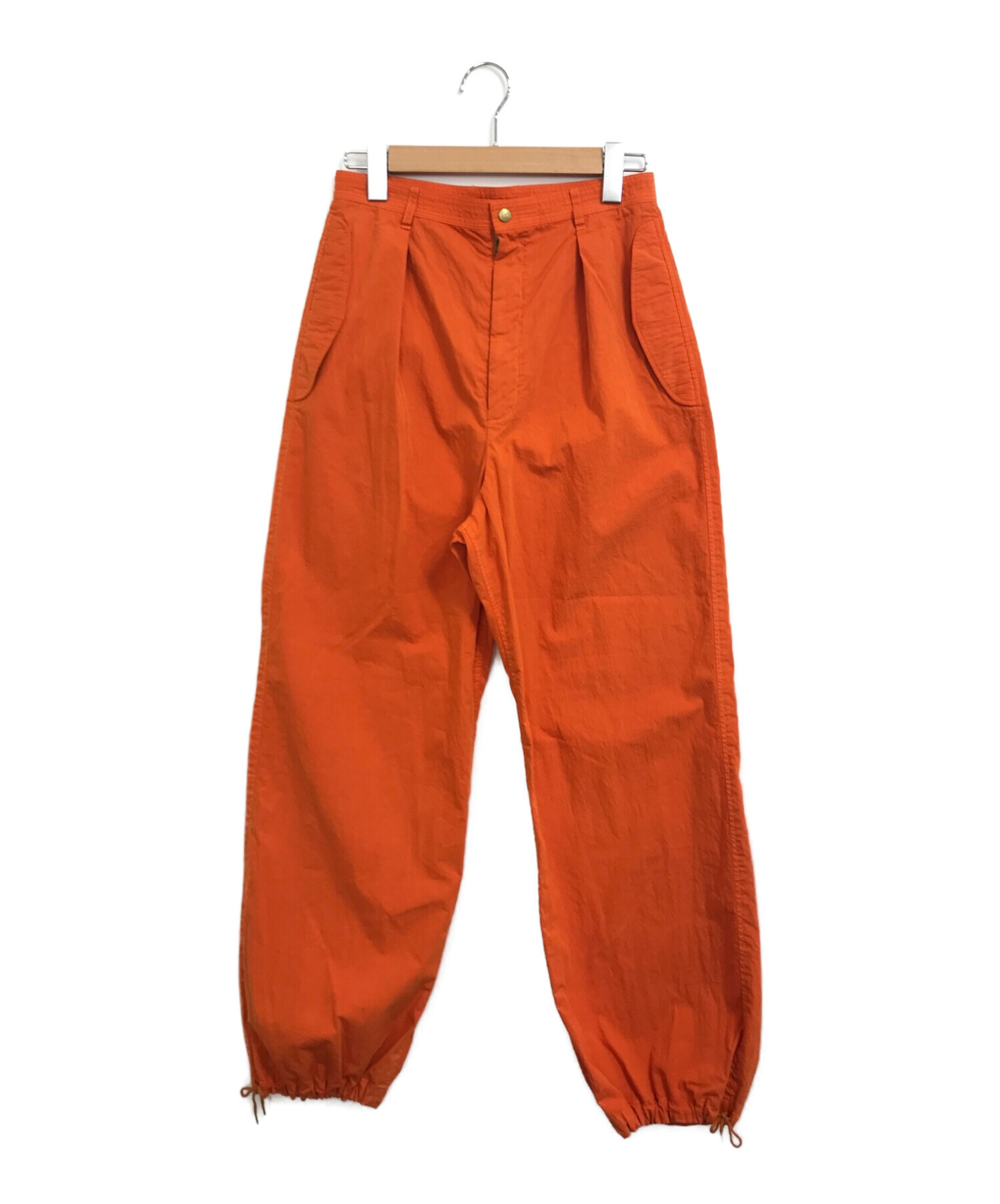 6(ROKU) BEAUTY&YOUTH (ロク ビューティーアンドユース) HEM DRAWSTRING PANTS オレンジ サイズ:36