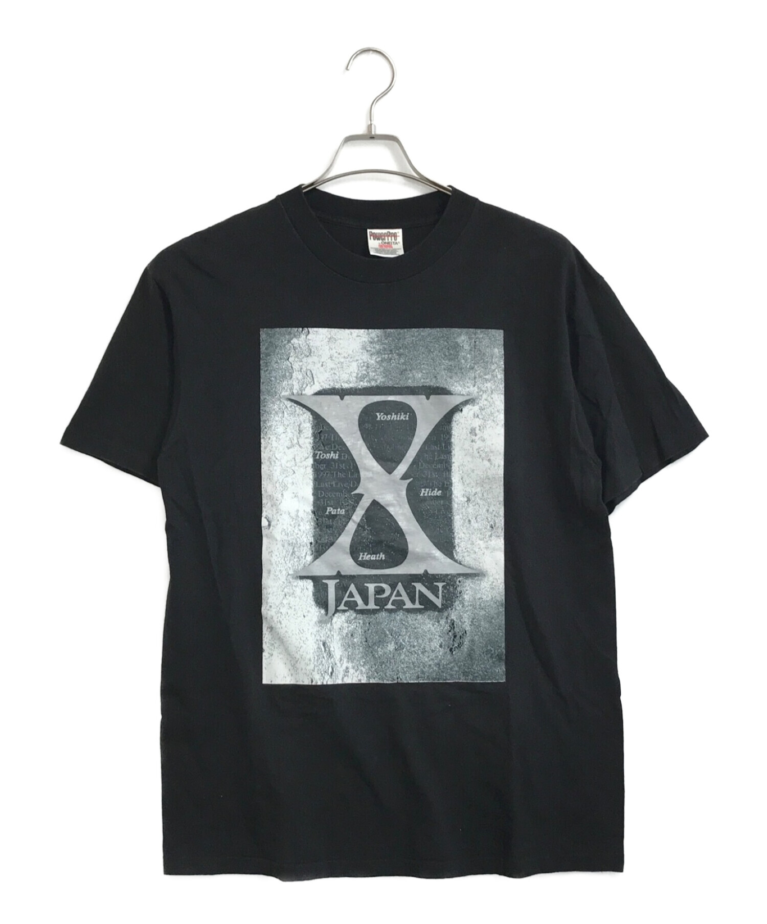 バンドTシャツ (バンドTシャツ) [古着]X JAPAN バンドTシャツ ブラック サイズ:L