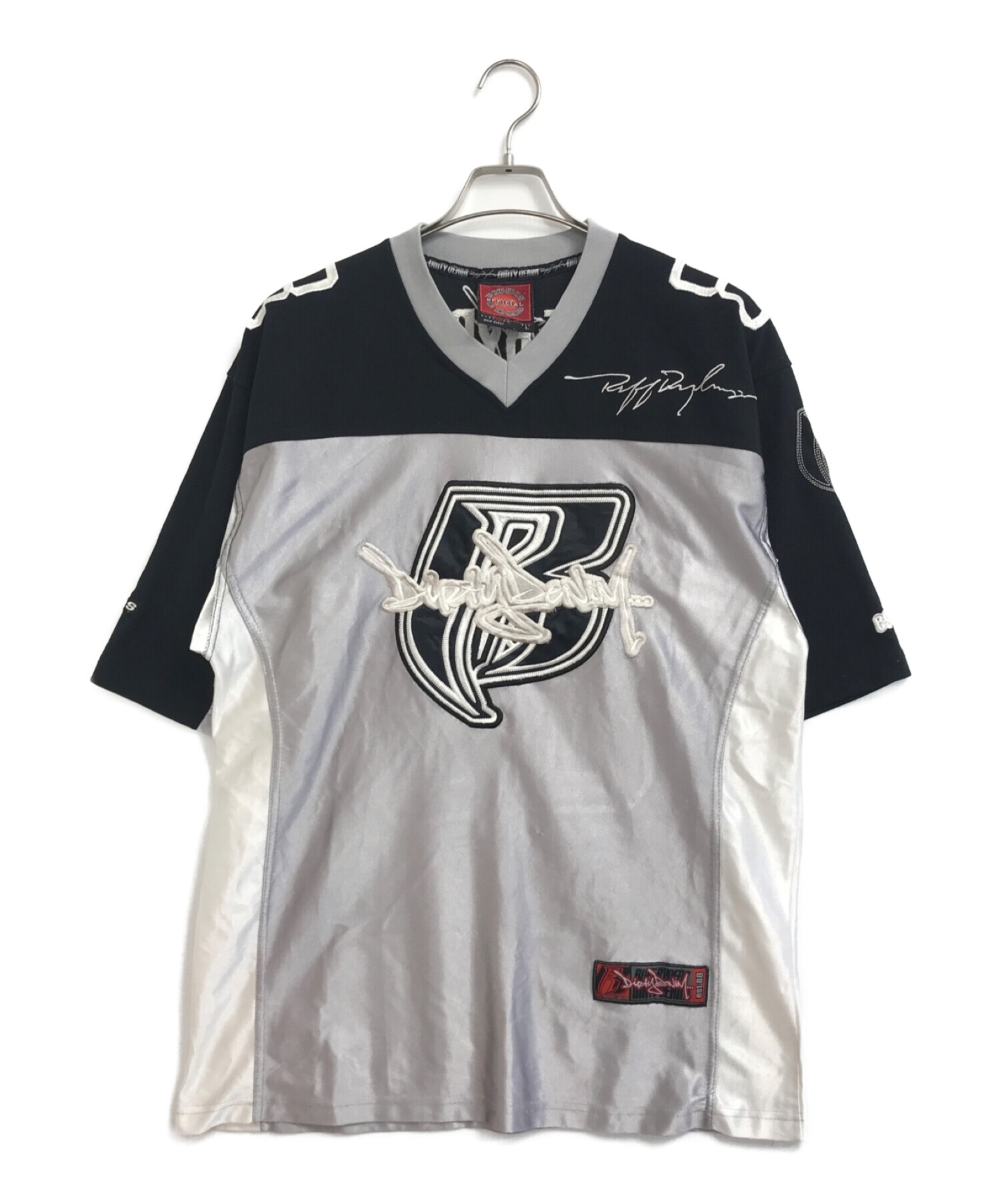 希少品 90s ruff ryders ラフライダーズ ホッケーシャツ-