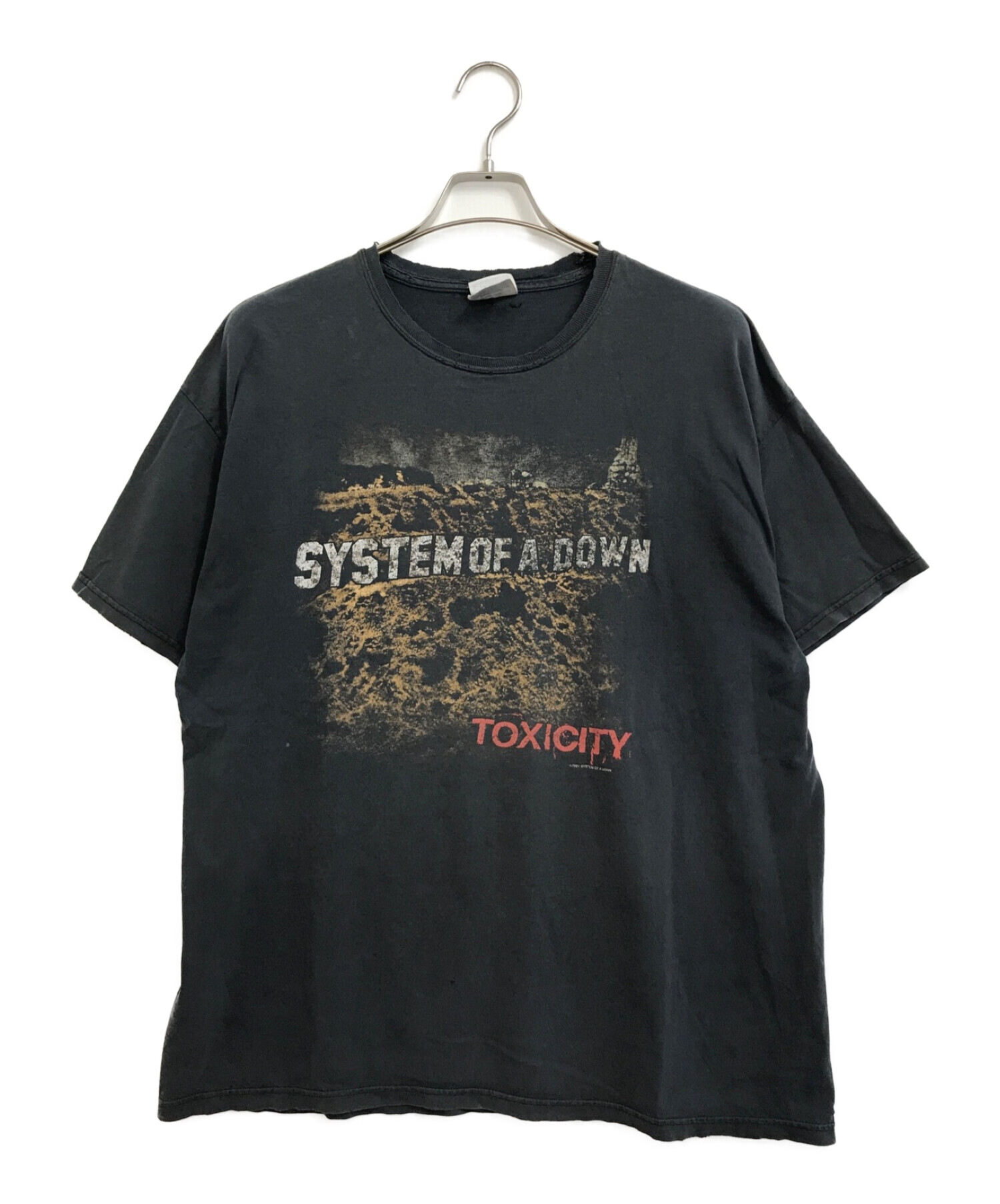 バンドTシャツ (バンドTシャツ) [古着]System of a DownバンドTシャツ ブラック サイズ:XL